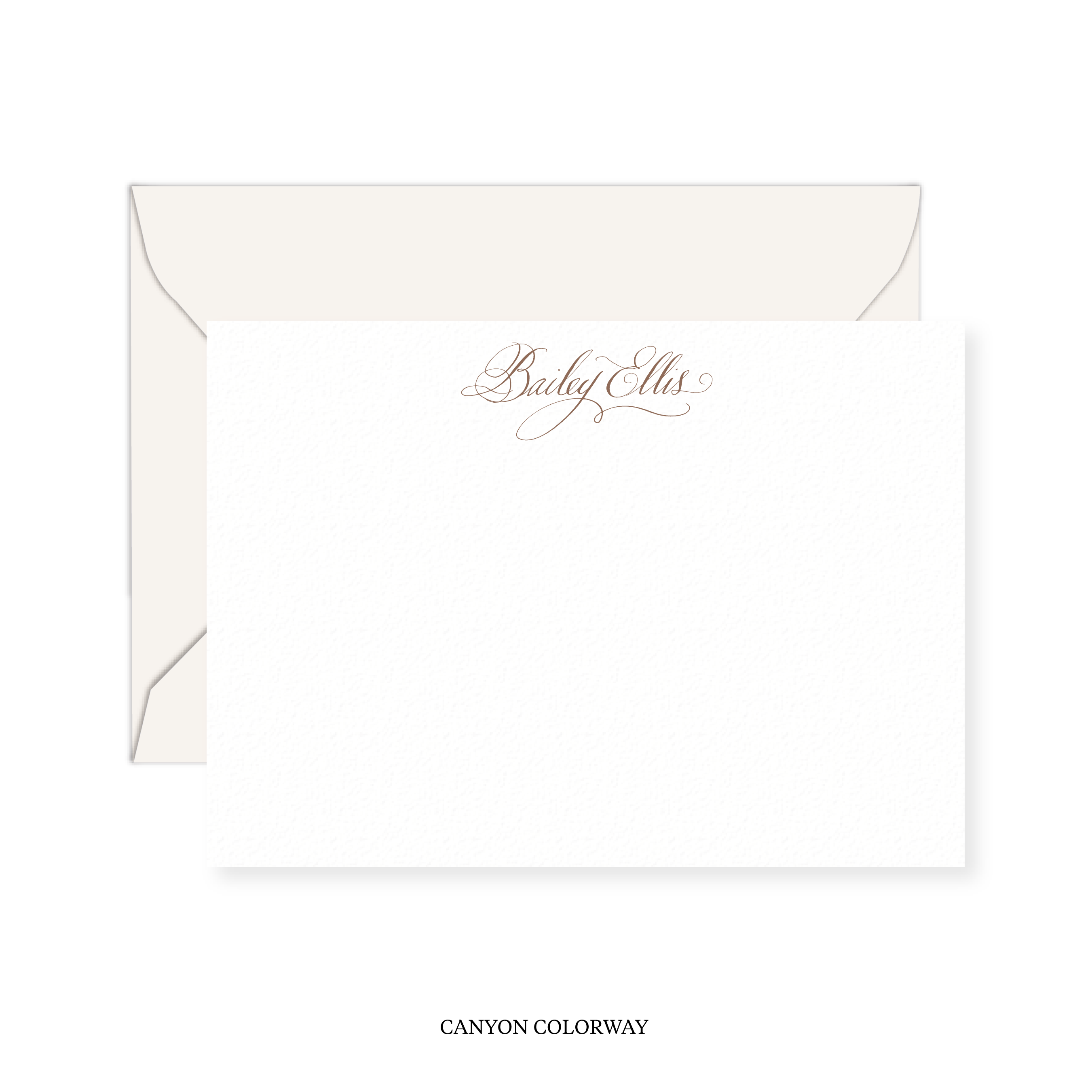 Bailey Calligraphy Classic Printed Note