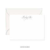 Bailey Calligraphy Classic Printed Note