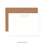 Bailey Calligraphy Classic Printed Note