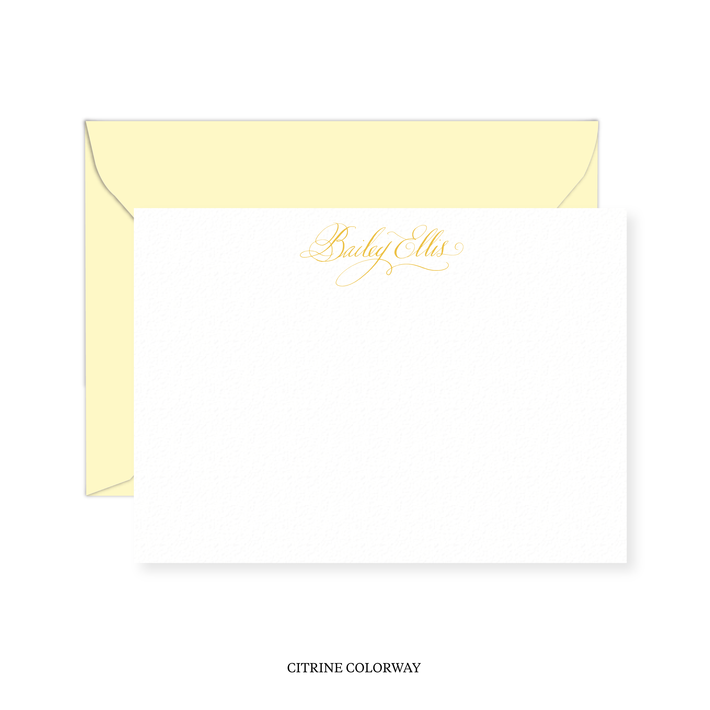 Bailey Calligraphy Classic Printed Note