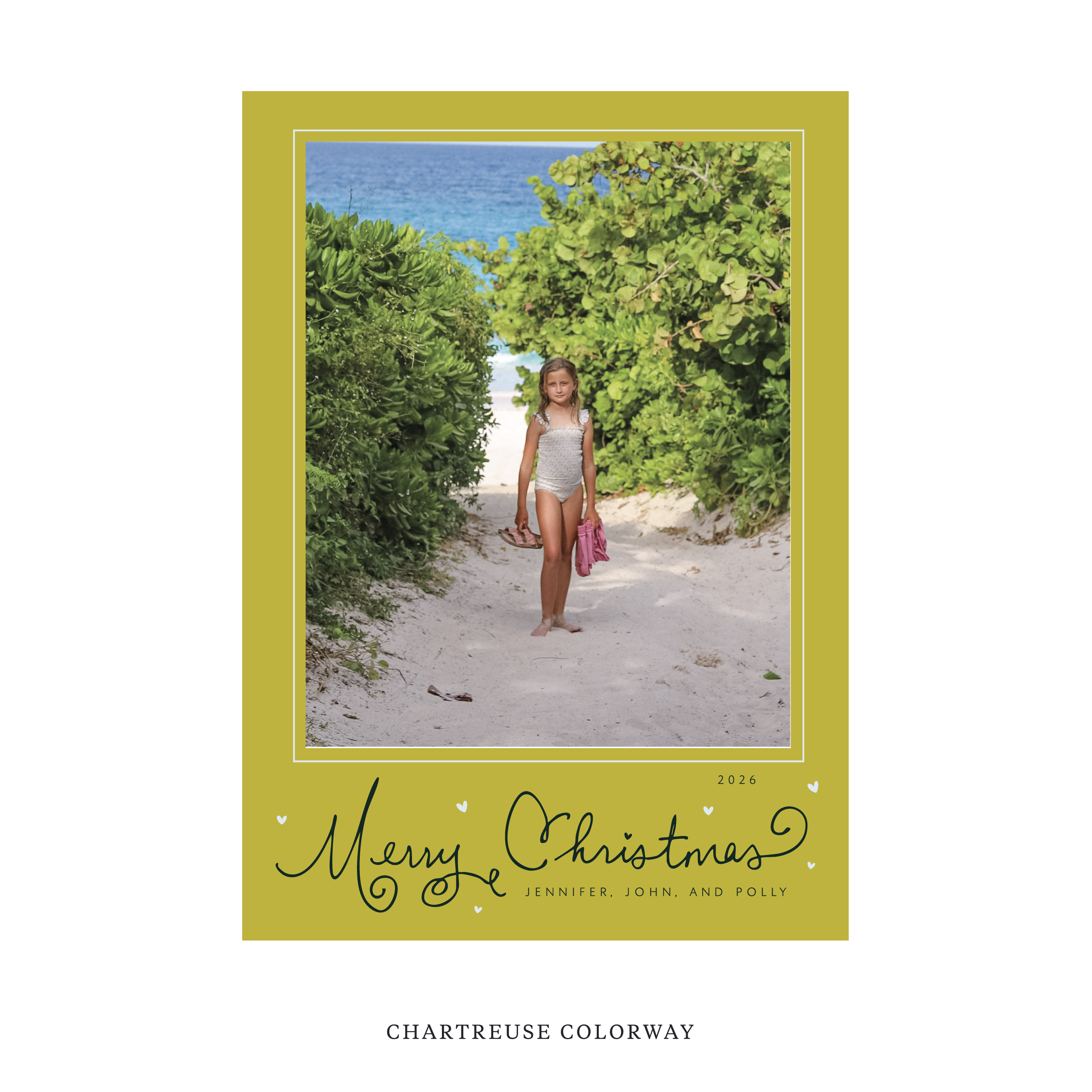 Sinclair Classic Flat Print Holiday Card, Large II