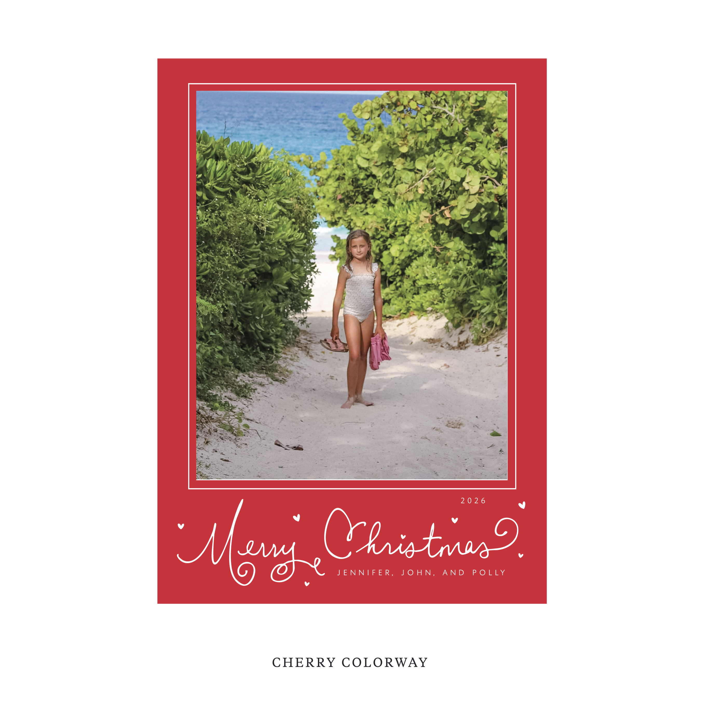 Sinclair Classic Flat Print Holiday Card, Large II