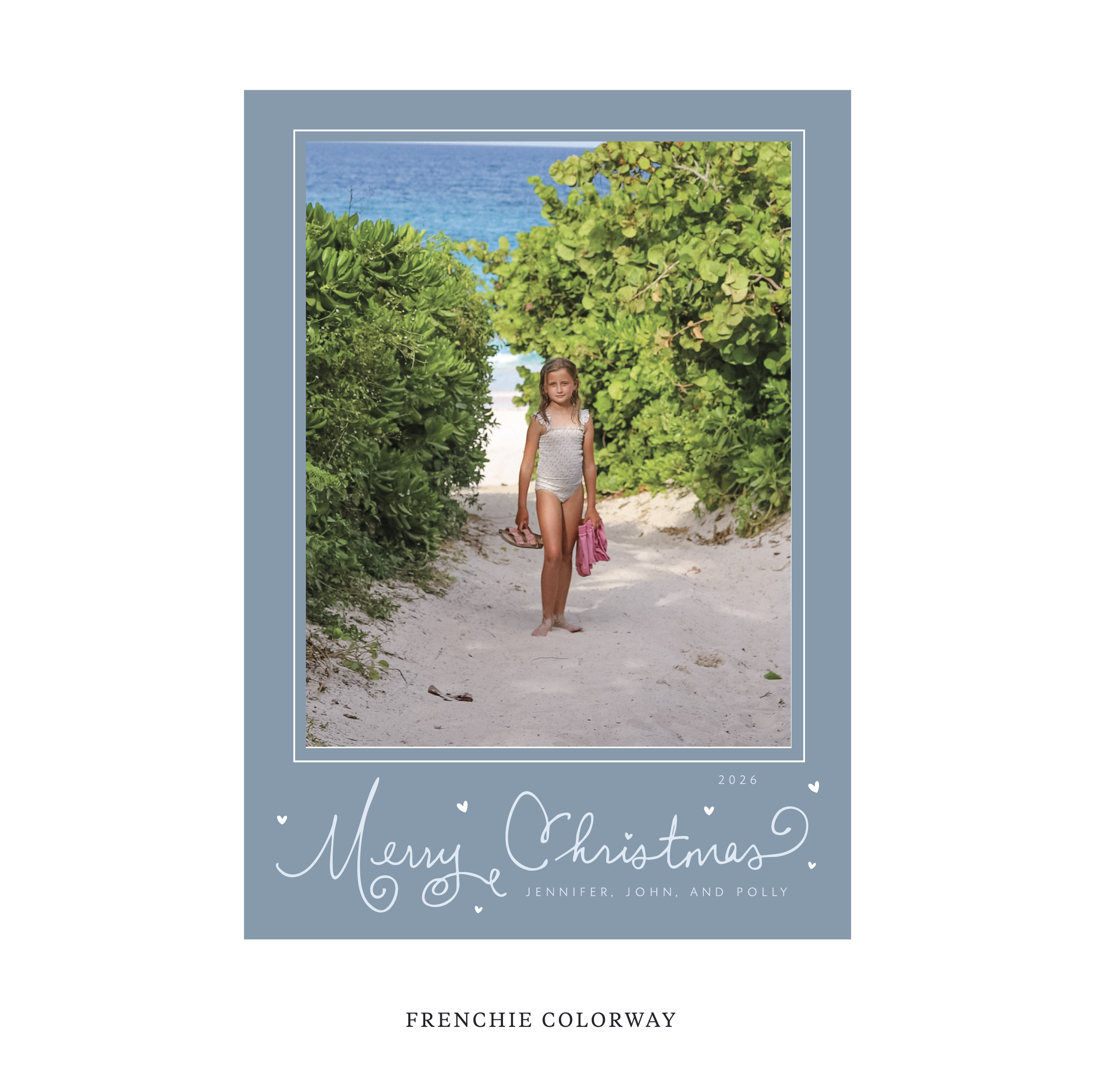 Sinclair Classic Flat Print Holiday Card, Large II