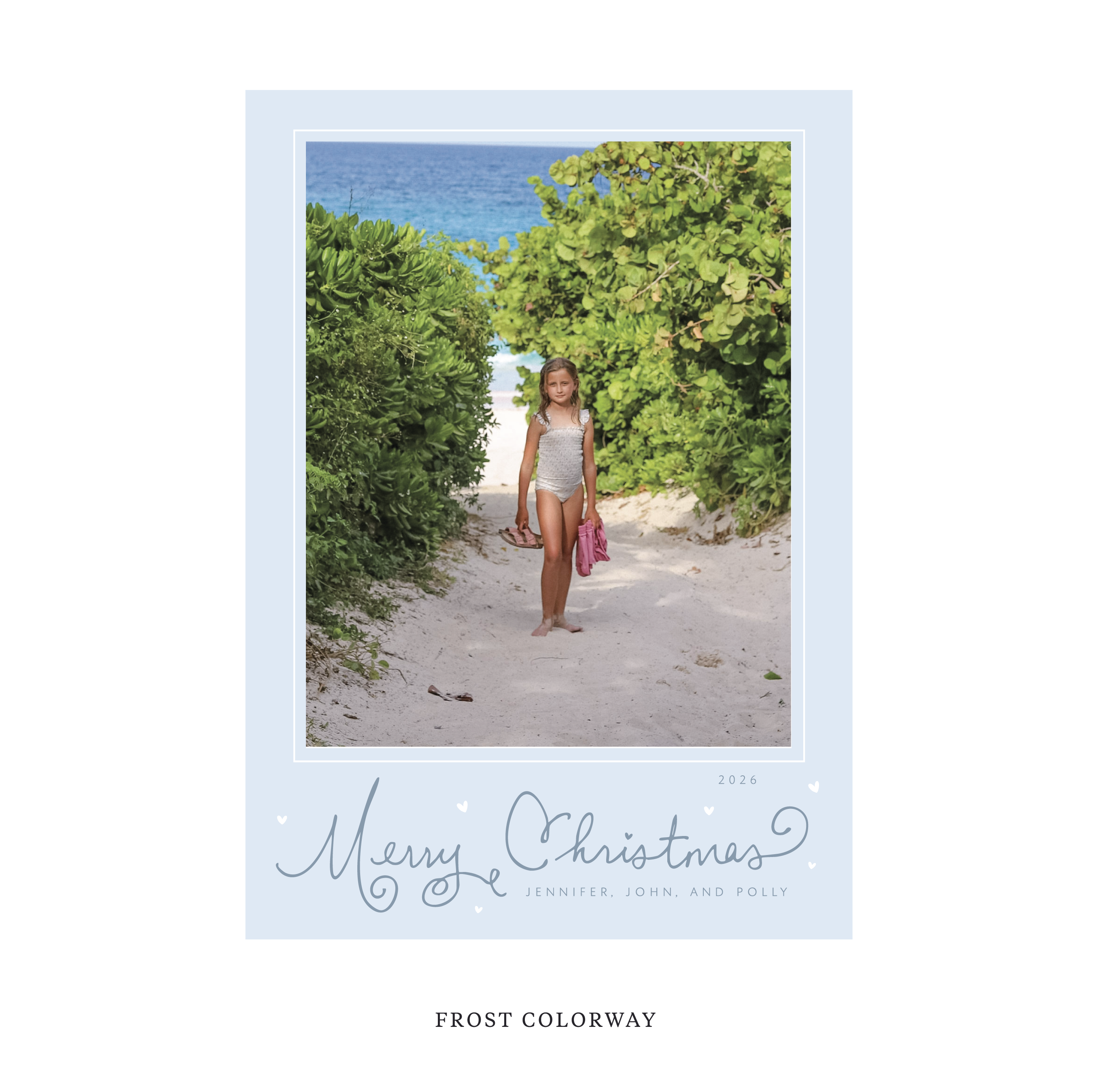 Sinclair Classic Flat Print Holiday Card, Large II