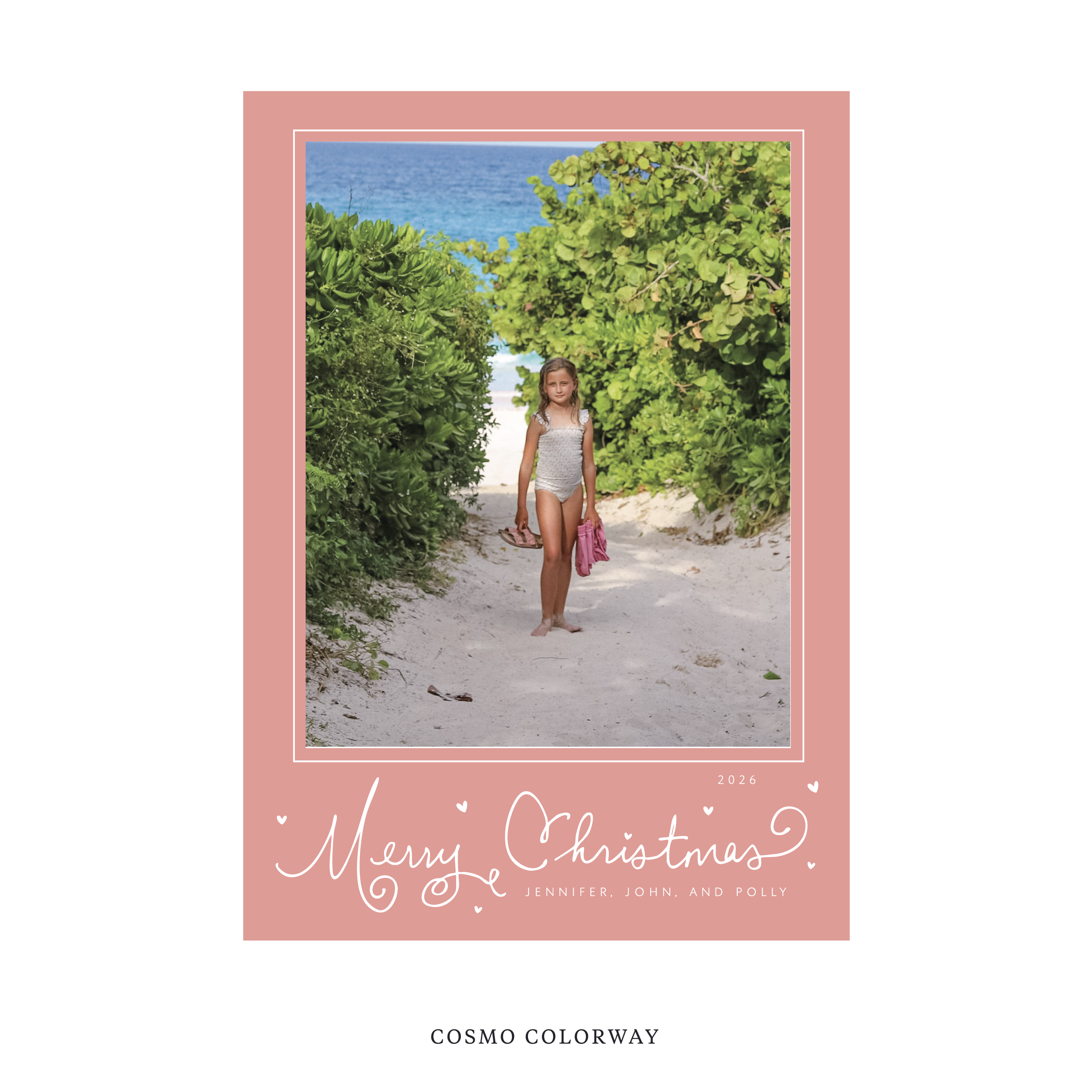 Sinclair Classic Flat Print Holiday Card, Large II