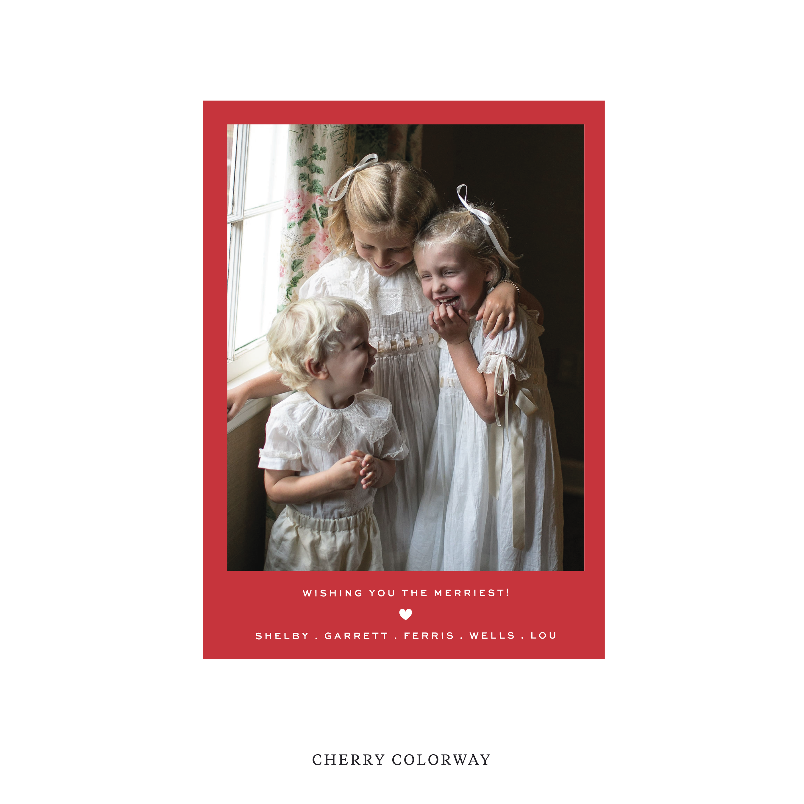 Balfour Classic Flat Print Holiday Card, Medium