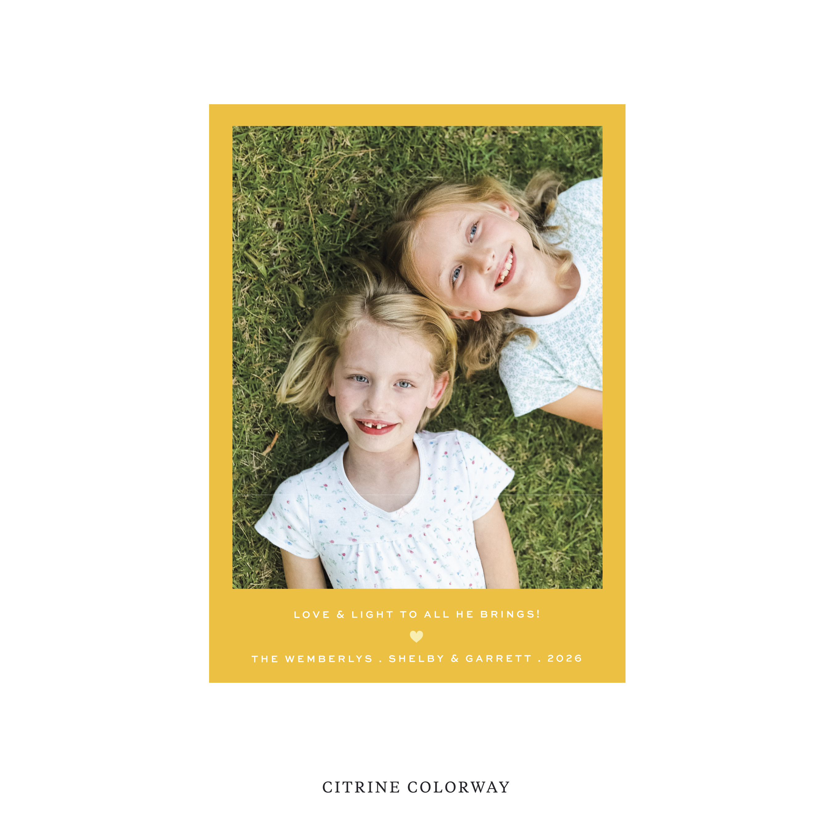 Balfour Classic Flat Print Holiday Card, Medium