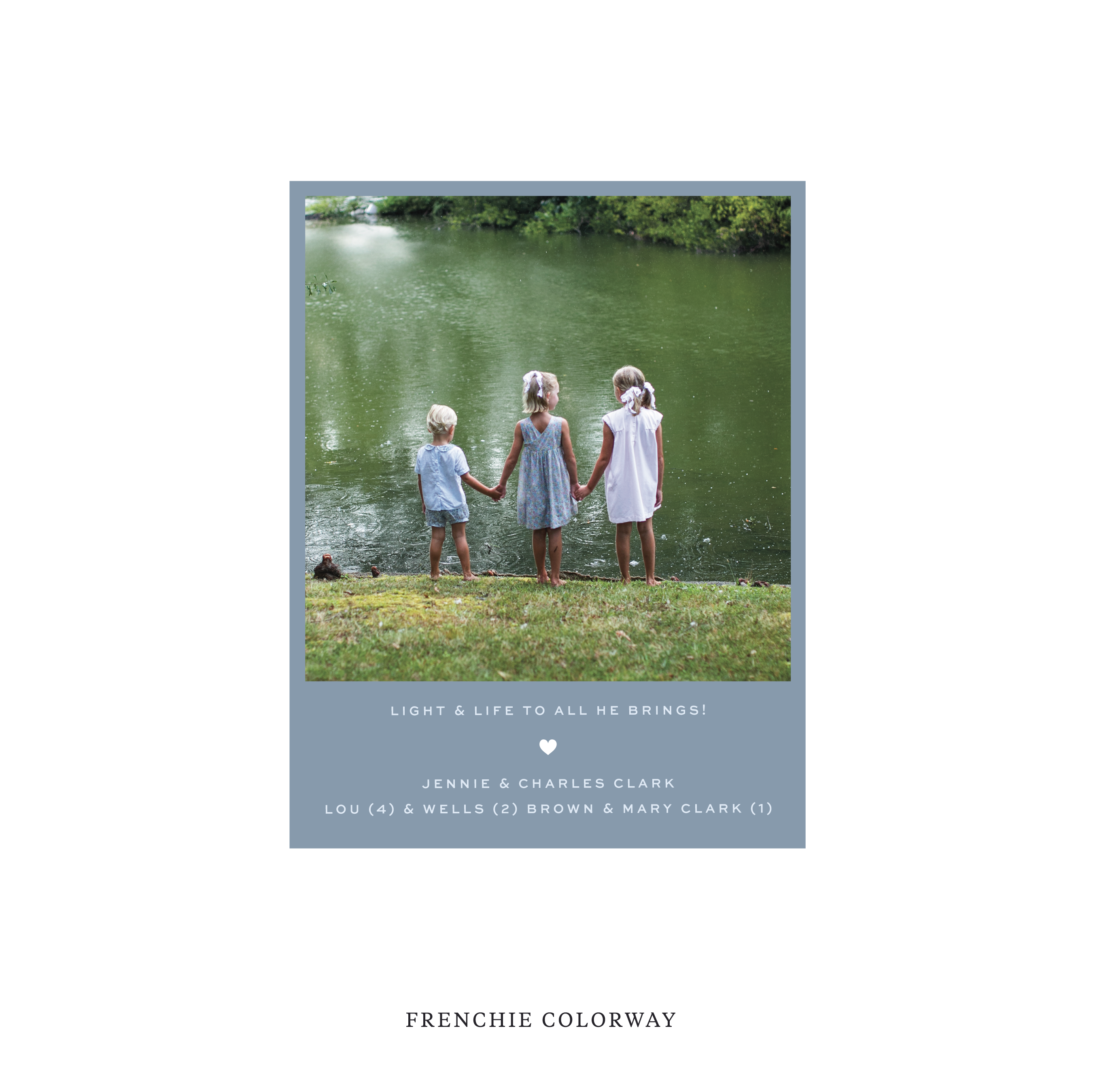 Balfour Classic Flat Print Holiday Card, Small