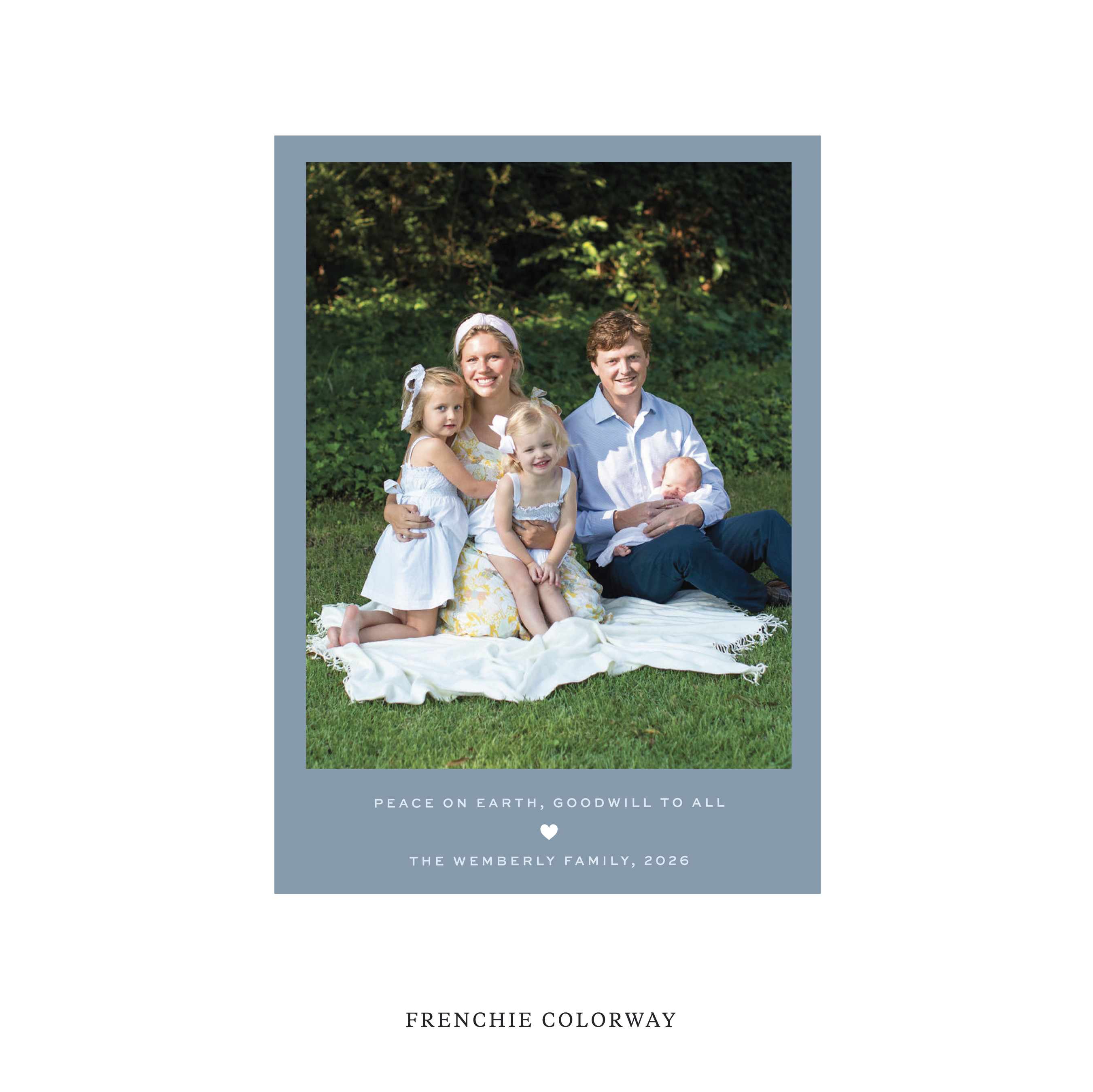 Balfour Classic Flat Print Holiday Card, Medium