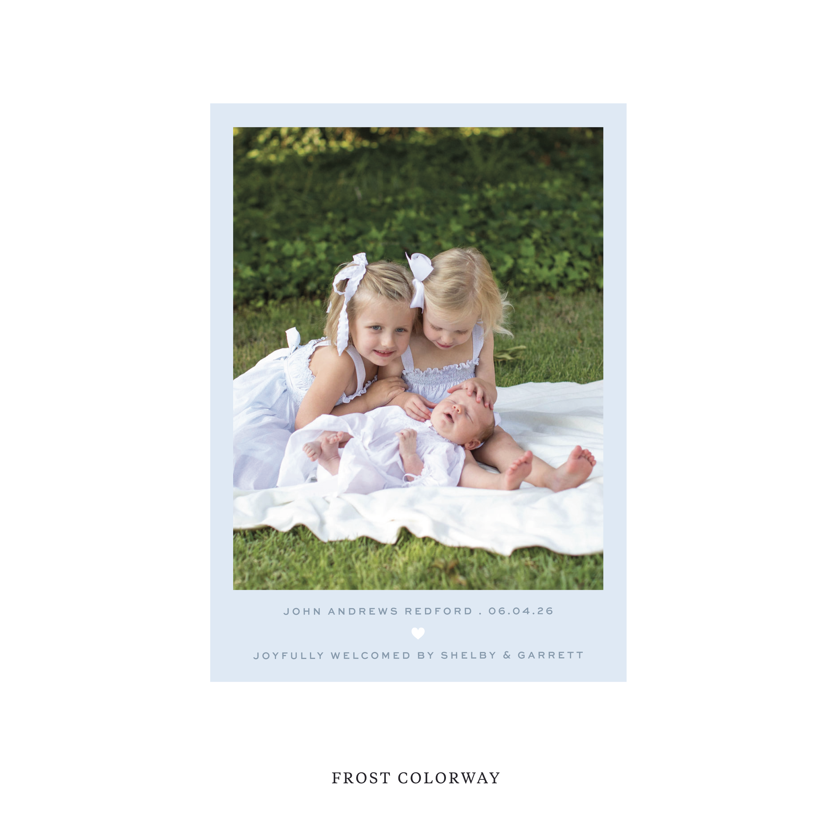 Balfour Classic Flat Print Holiday Card, Medium