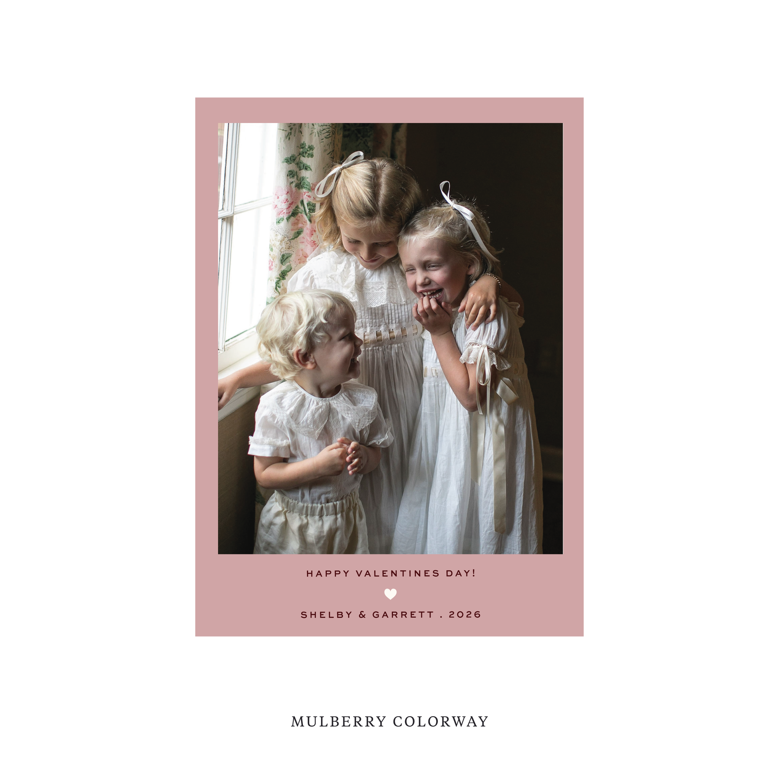 Balfour Classic Flat Print Holiday Card, Medium