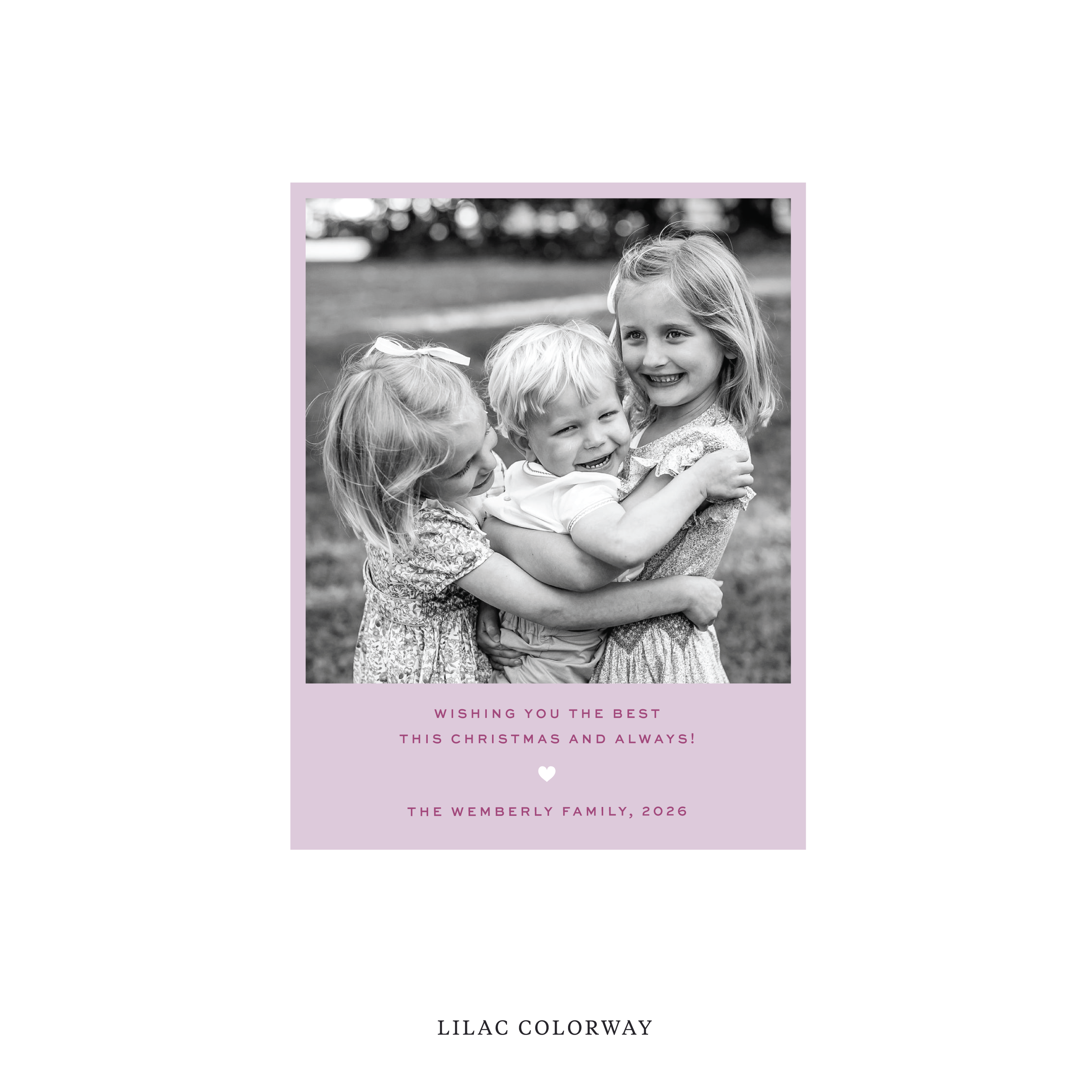Balfour Classic Flat Print Holiday Card, Small