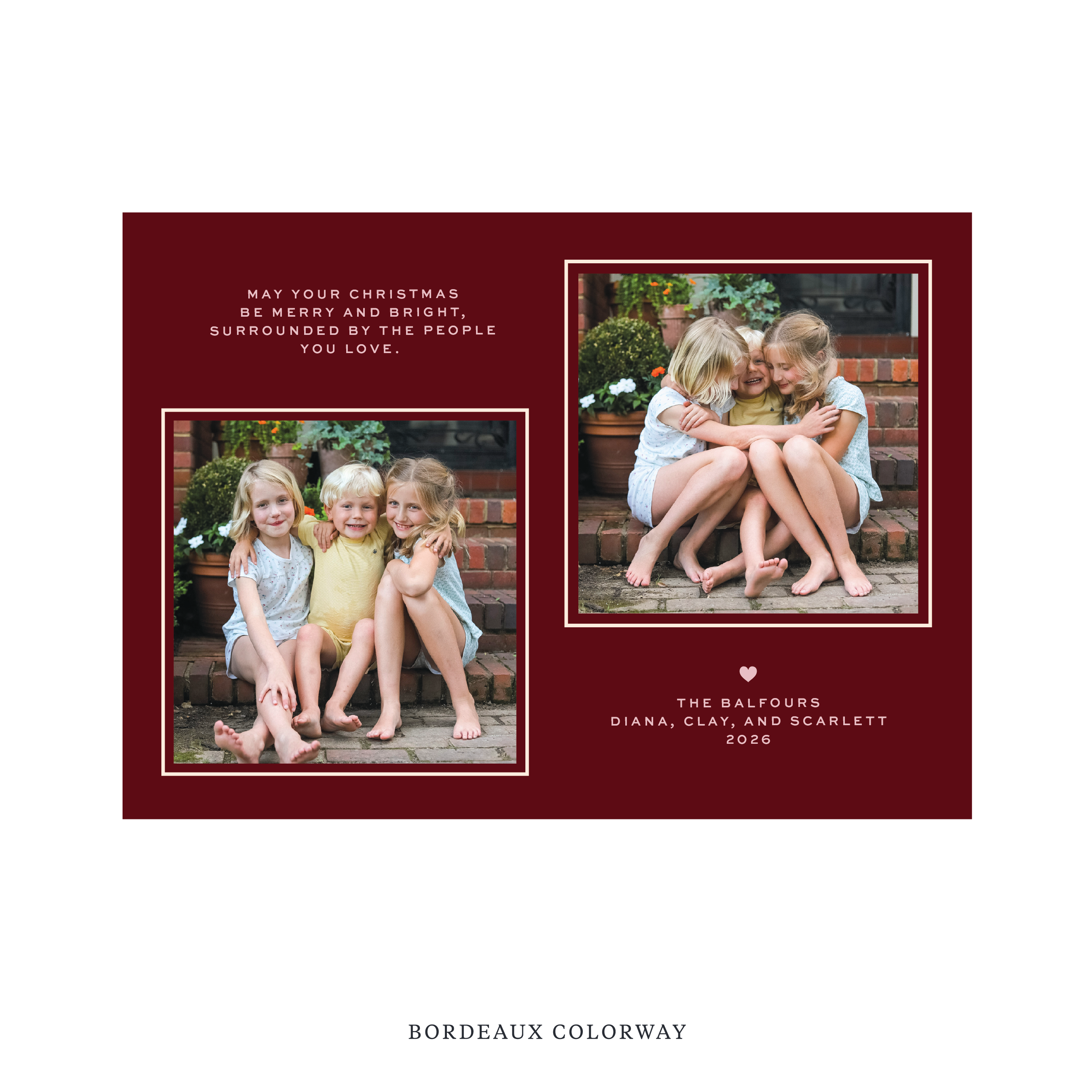 Balfour Digital Photo Holiday Card, Large