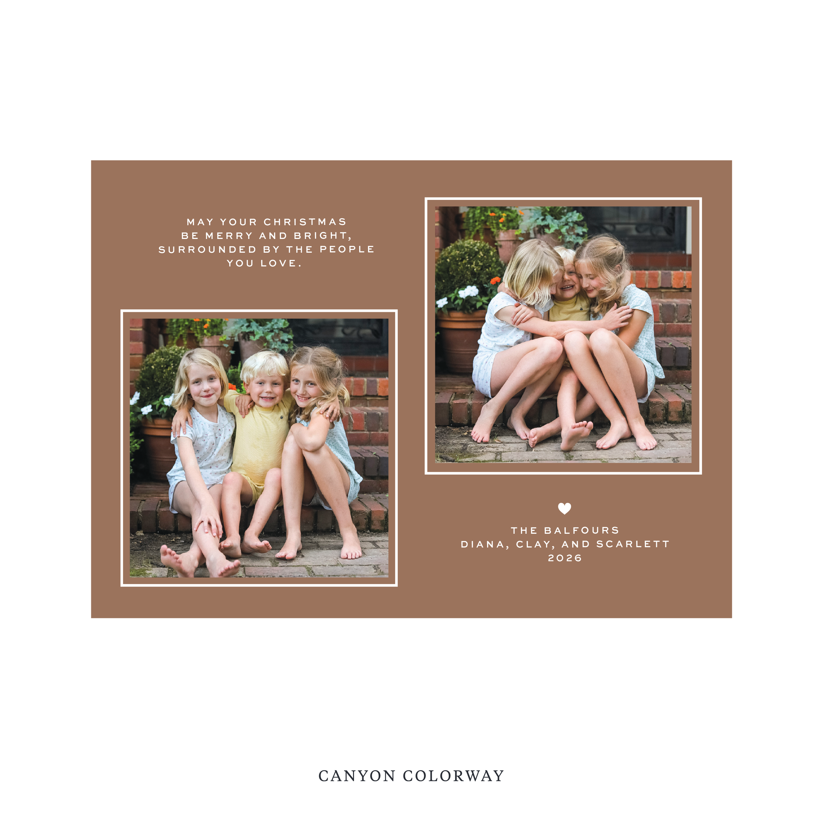 Balfour Digital Photo Holiday Card, Large