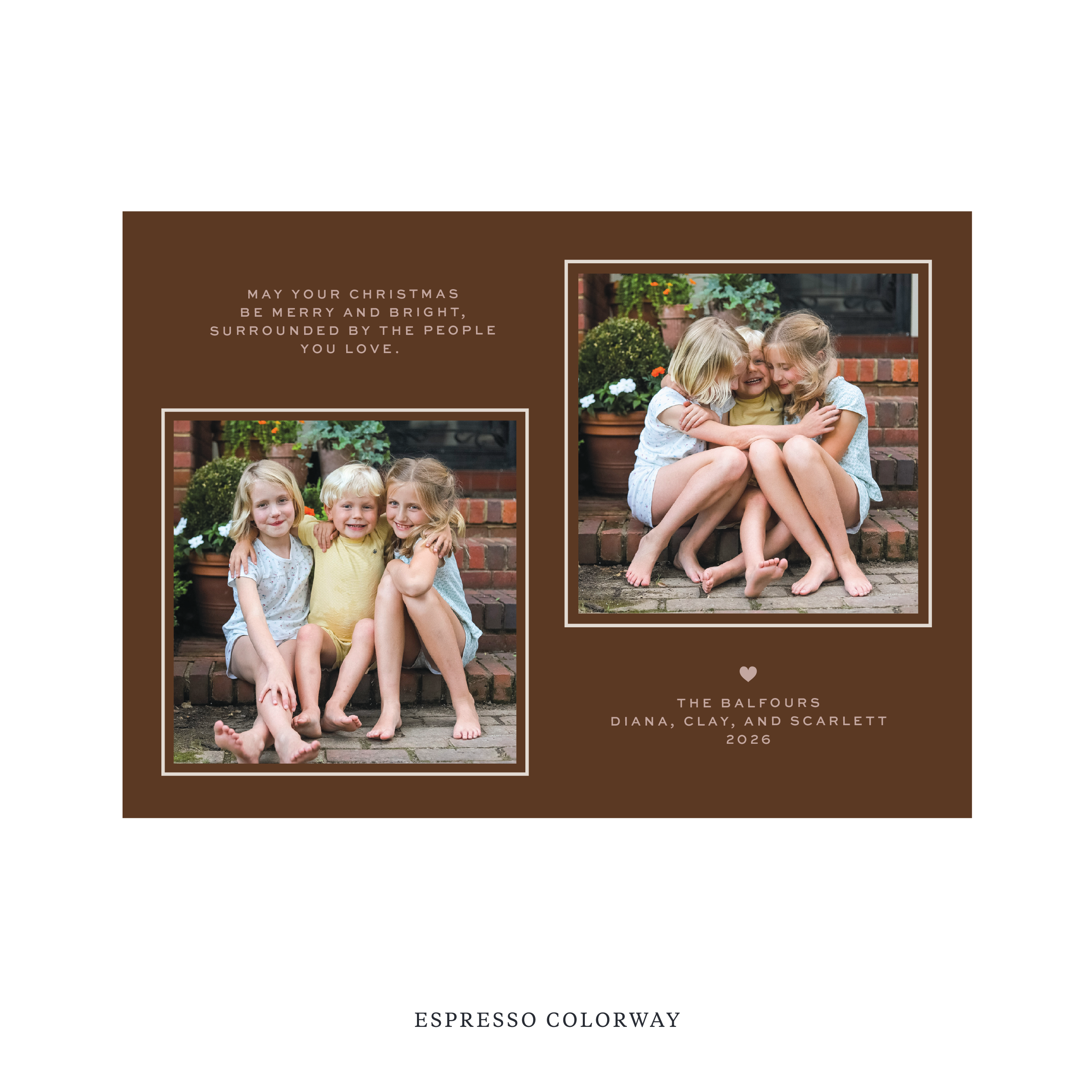 Balfour Digital Photo Holiday Card, Large