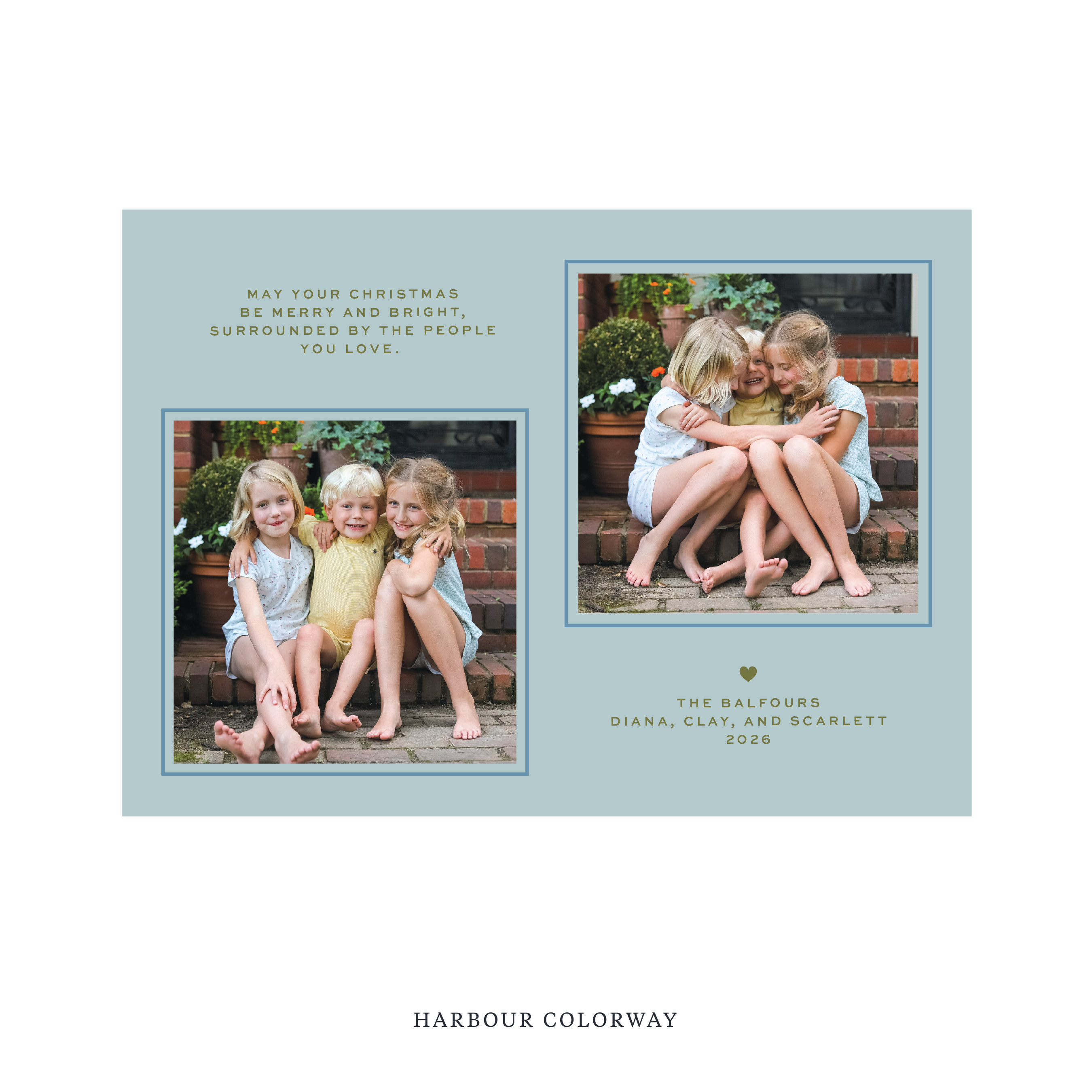 Balfour Digital Photo Holiday Card, Large