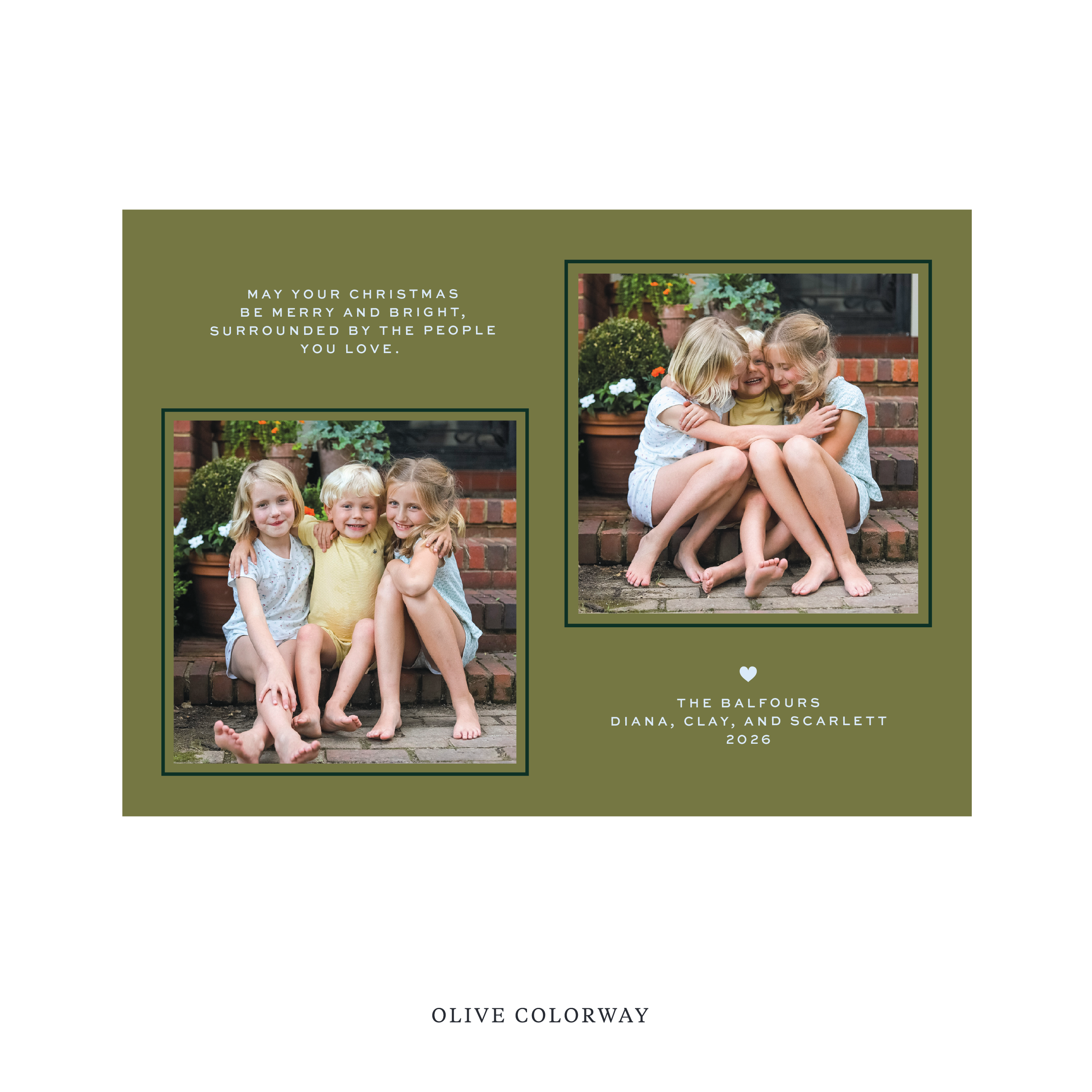 Balfour Digital Photo Holiday Card, Large