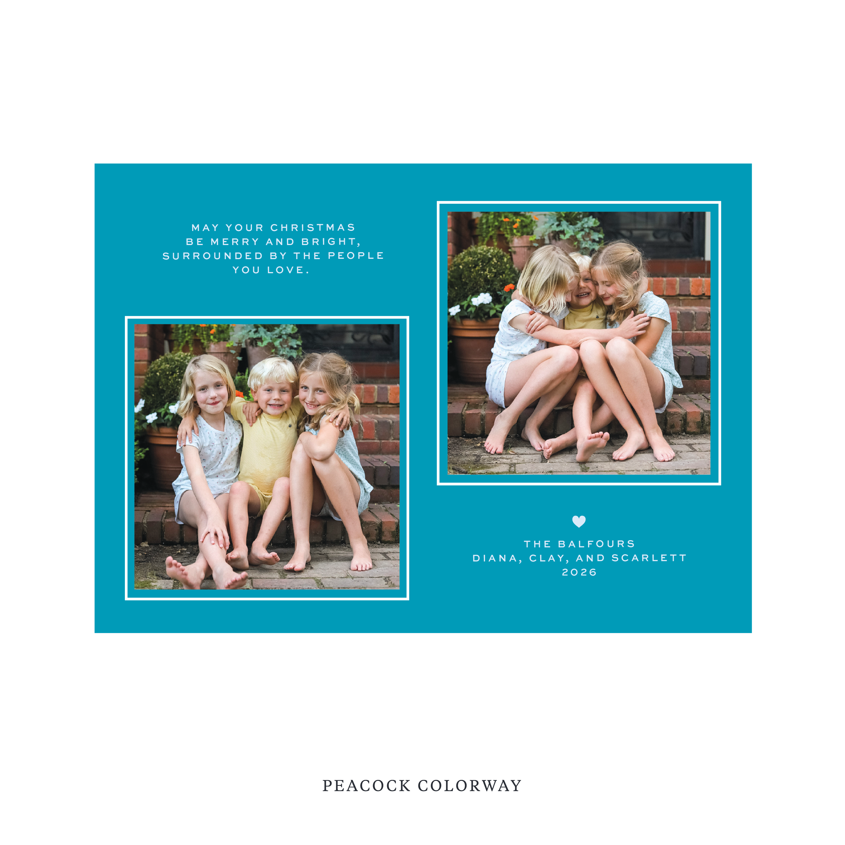 Balfour Digital Photo Holiday Card, Large