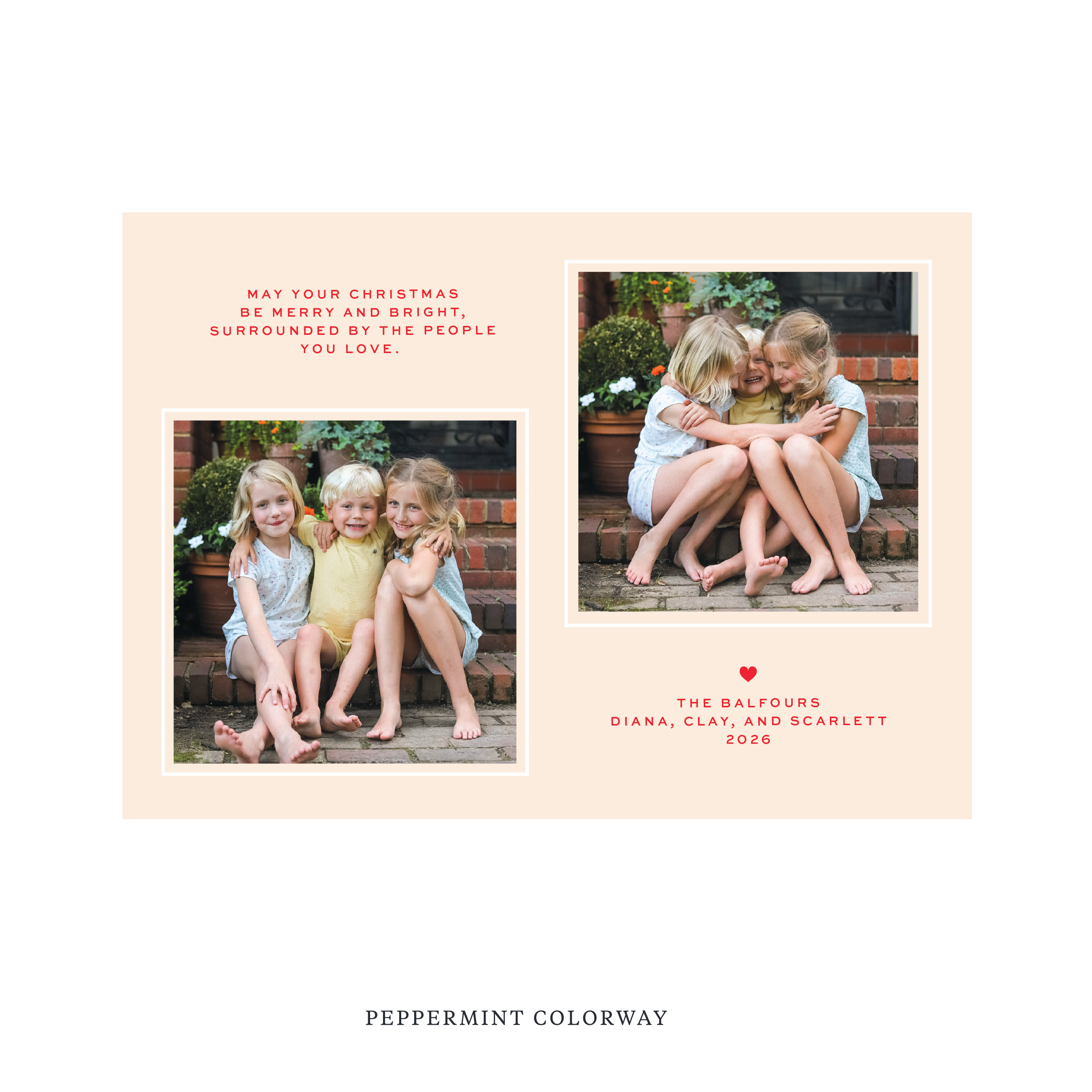 Balfour Digital Photo Holiday Card, Large