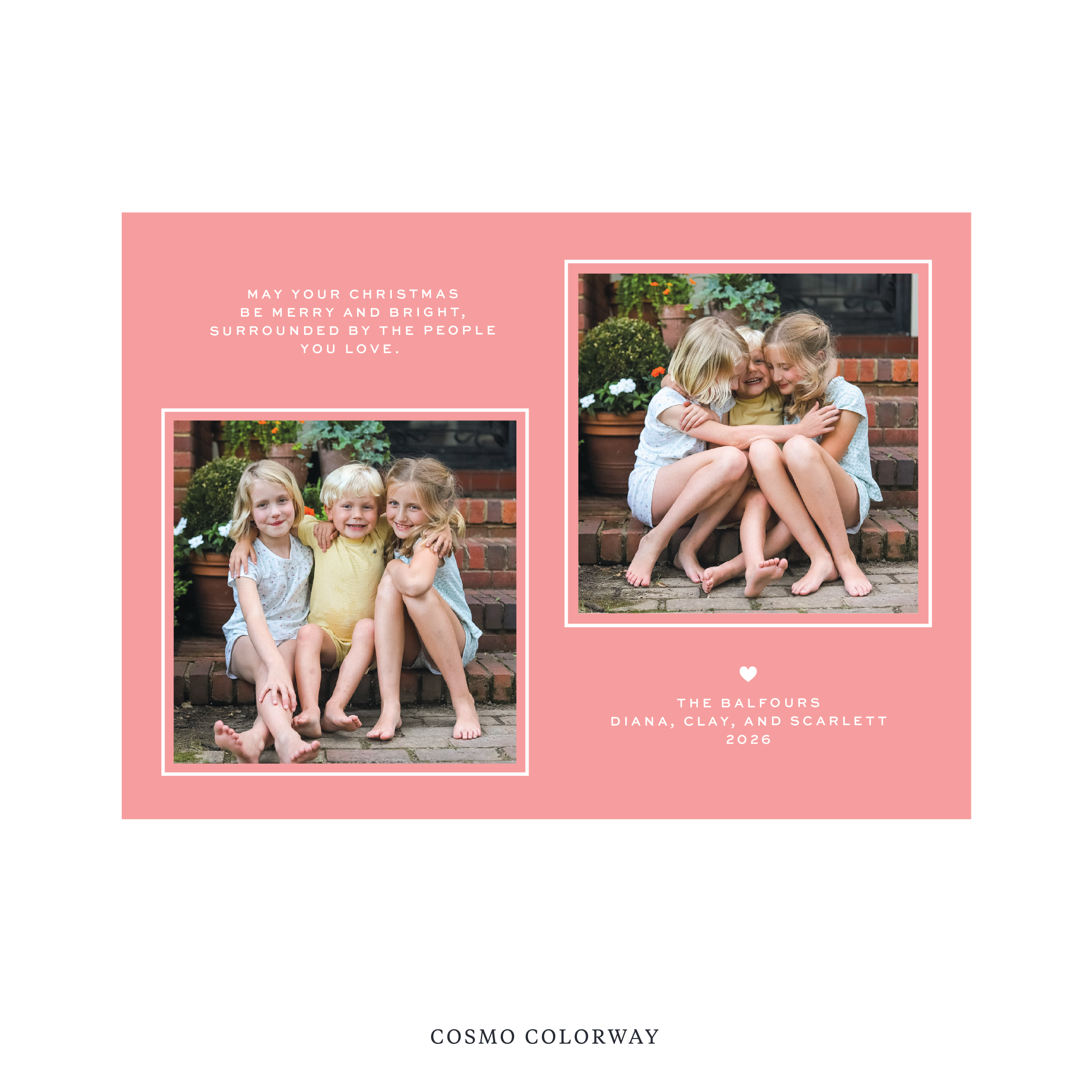Balfour Digital Photo Holiday Card, Large