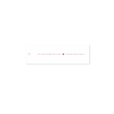 Balfour Skinny Letterpress Holiday Gift Tag