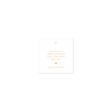 Balfour Square Letterpress Holiday Gift Tag