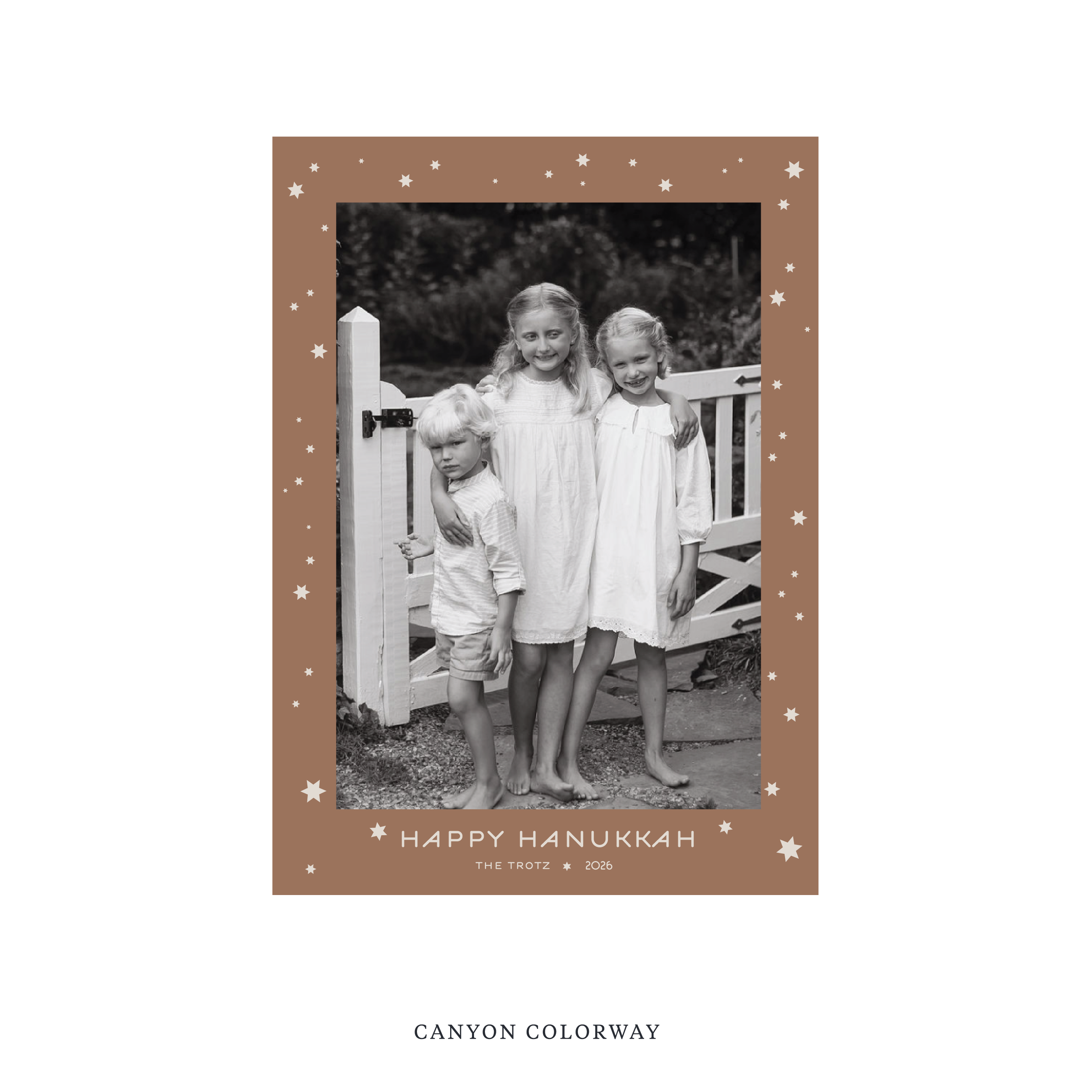 Beckman Classic Printed Holiday Card, Medium