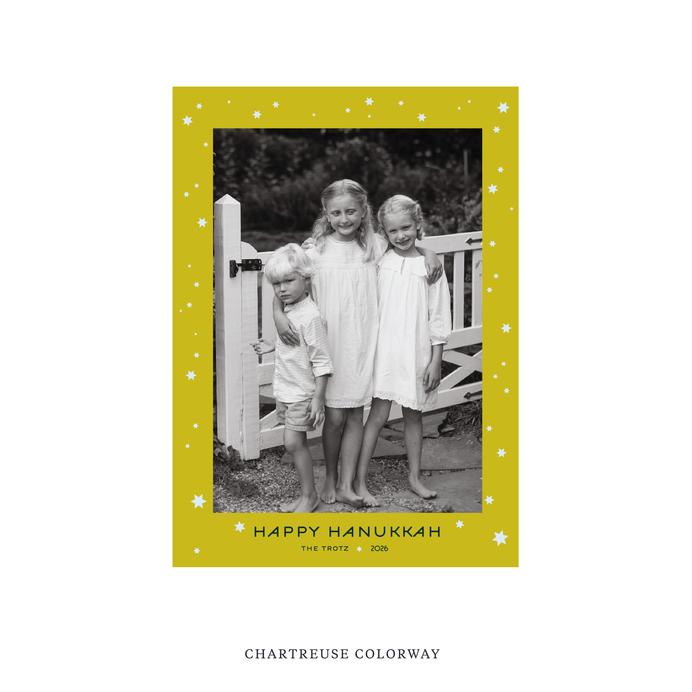 Beckman Classic Printed Holiday Card, Medium