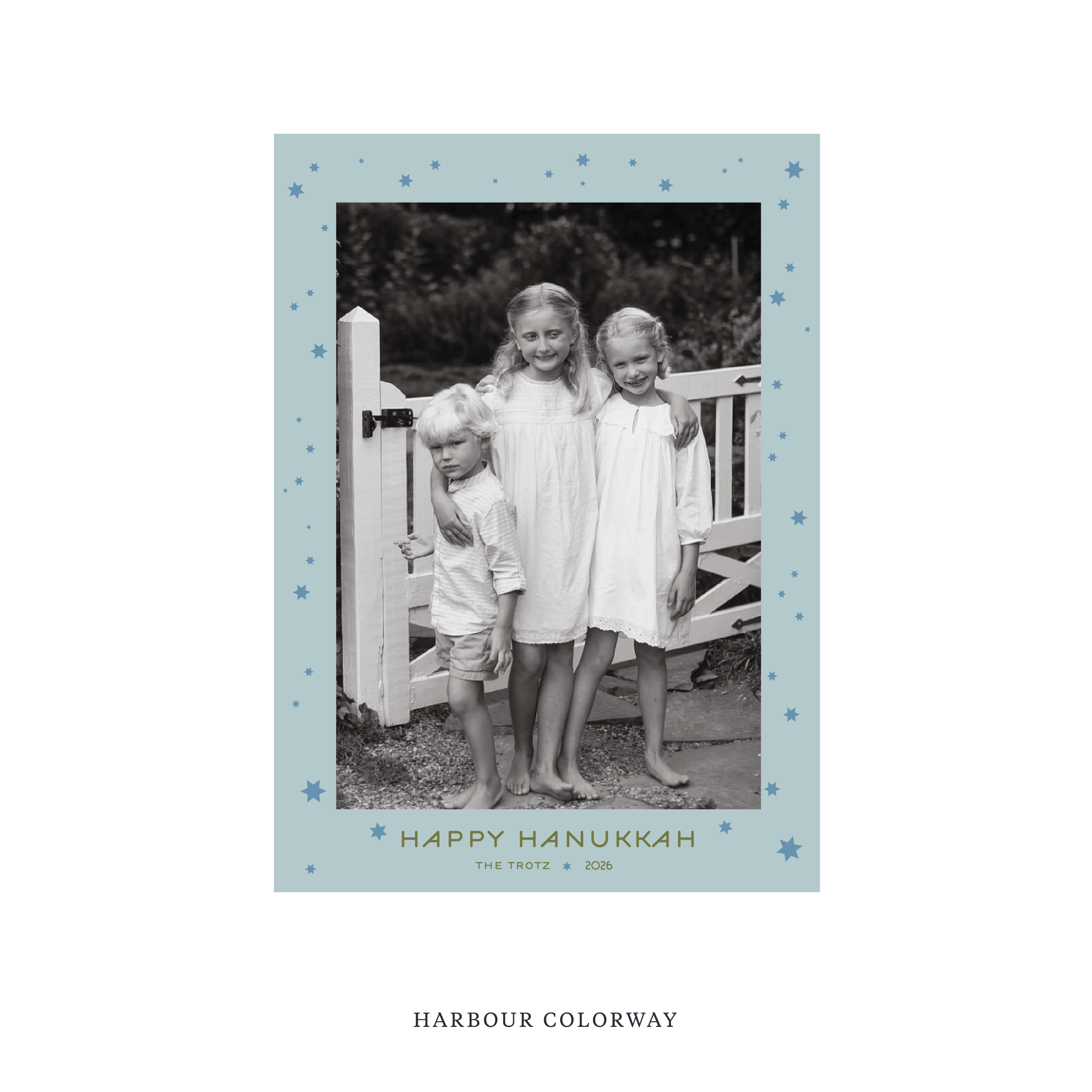 Beckman Classic Printed Holiday Card, Medium