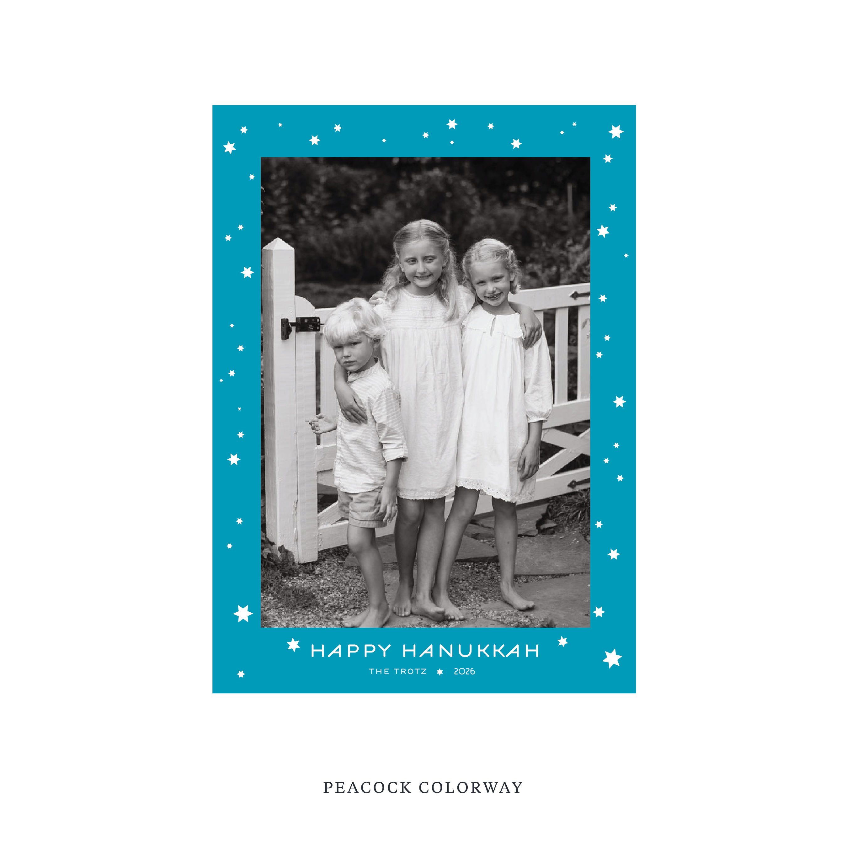 Beckman Classic Printed Holiday Card, Medium