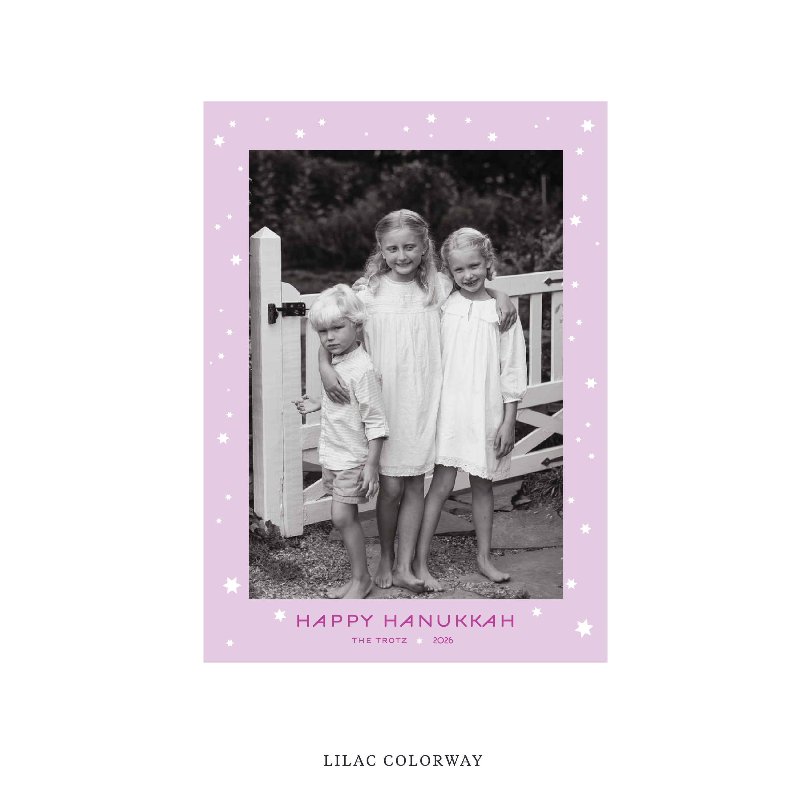 Beckman Classic Printed Holiday Card, Medium