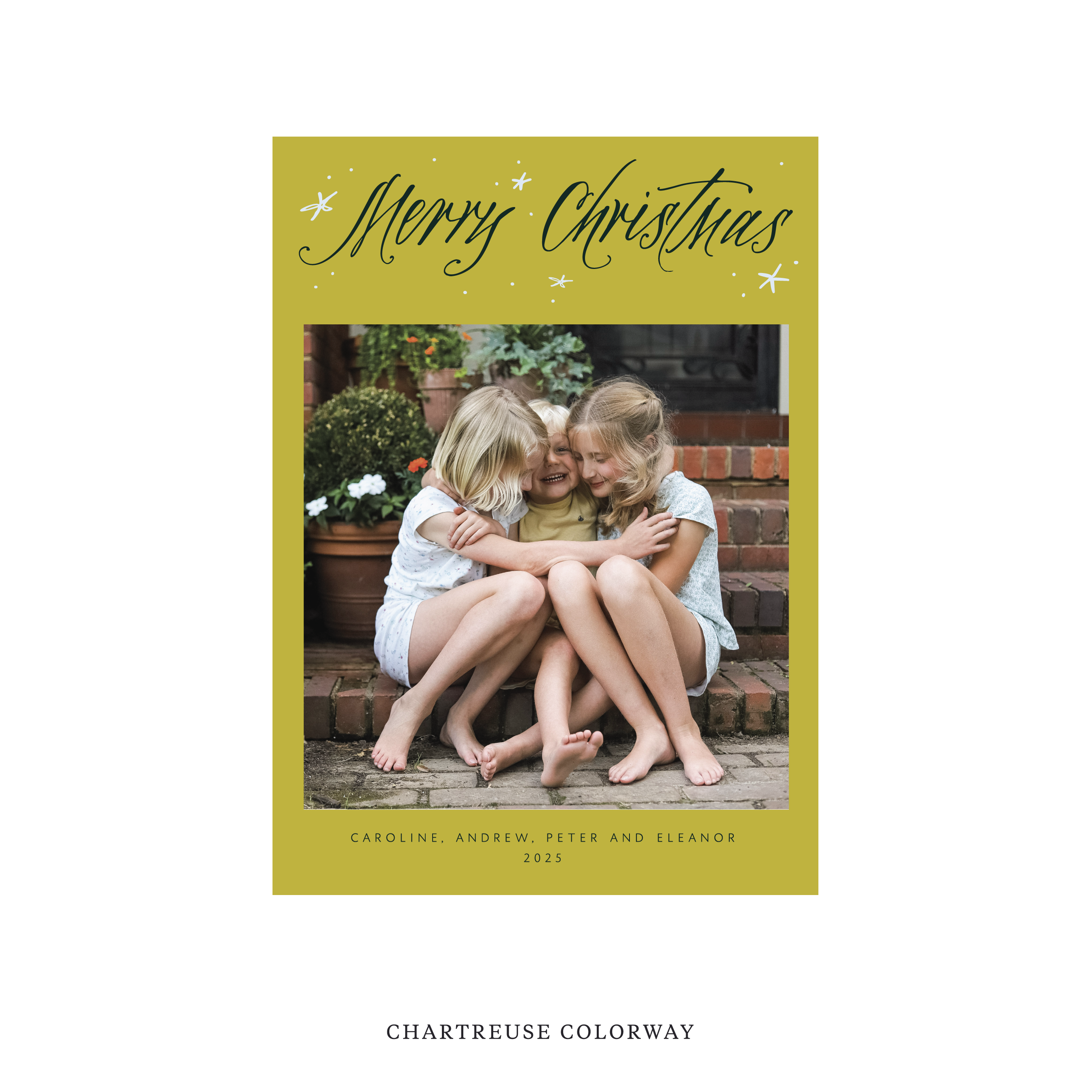 Berkeley Classic Flat Print Holiday Card, Medium II