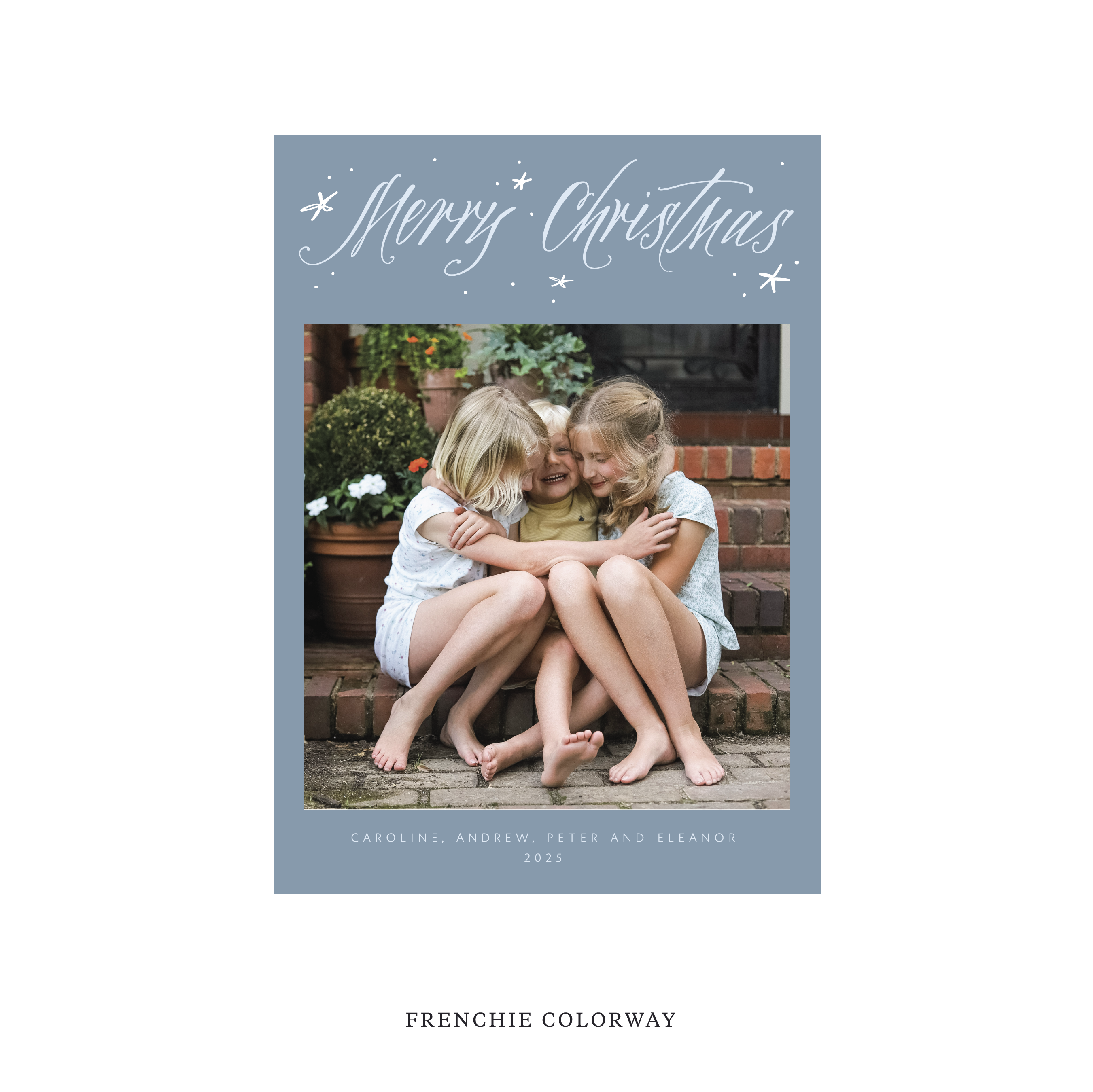 Berkeley Classic Flat Print Holiday Card, Medium II