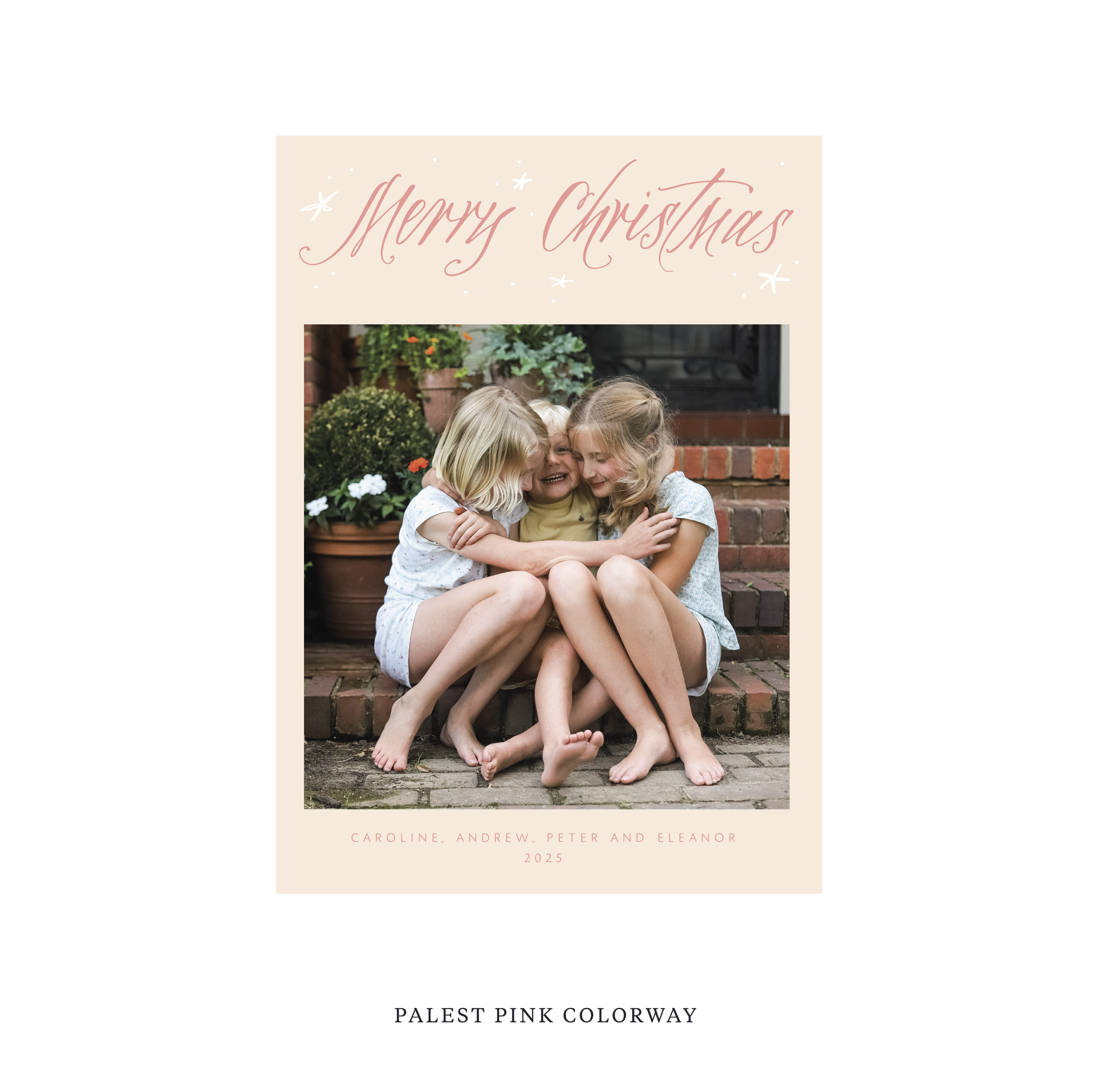 Berkeley Classic Flat Print Holiday Card, Medium II