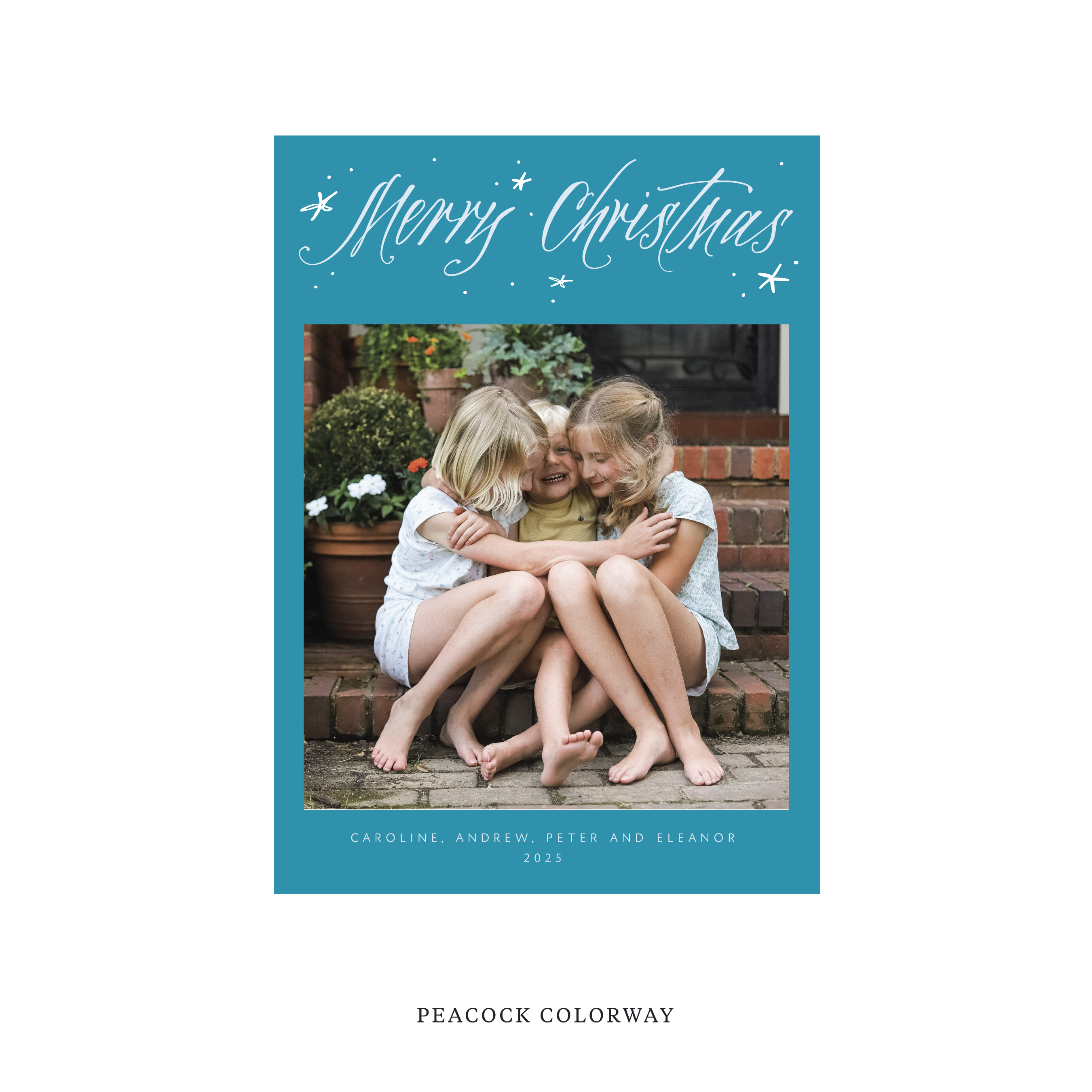 Berkeley Classic Flat Print Holiday Card, Medium II