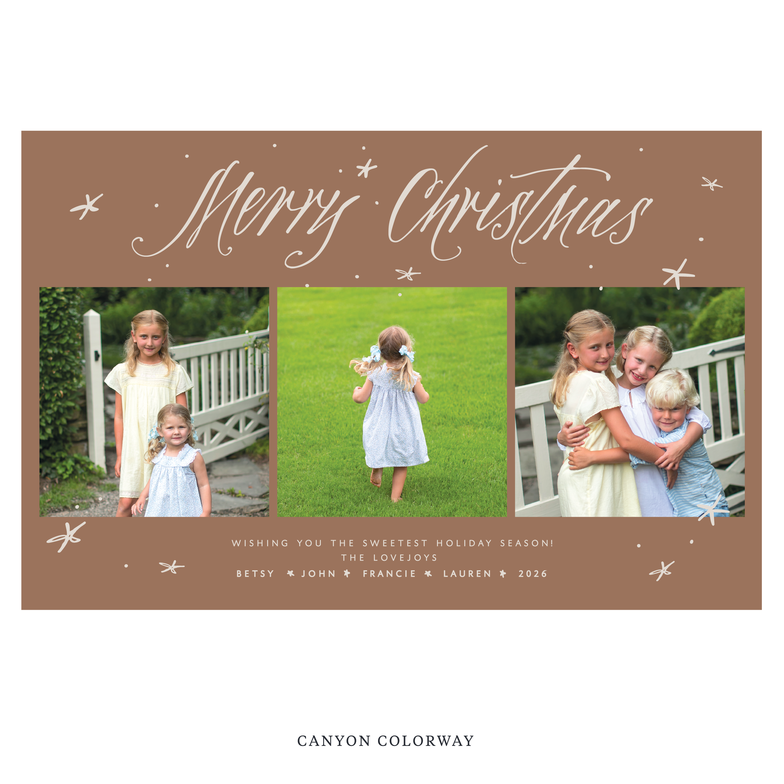 Berkeley Digital Photo Holiday Card, Extra Large