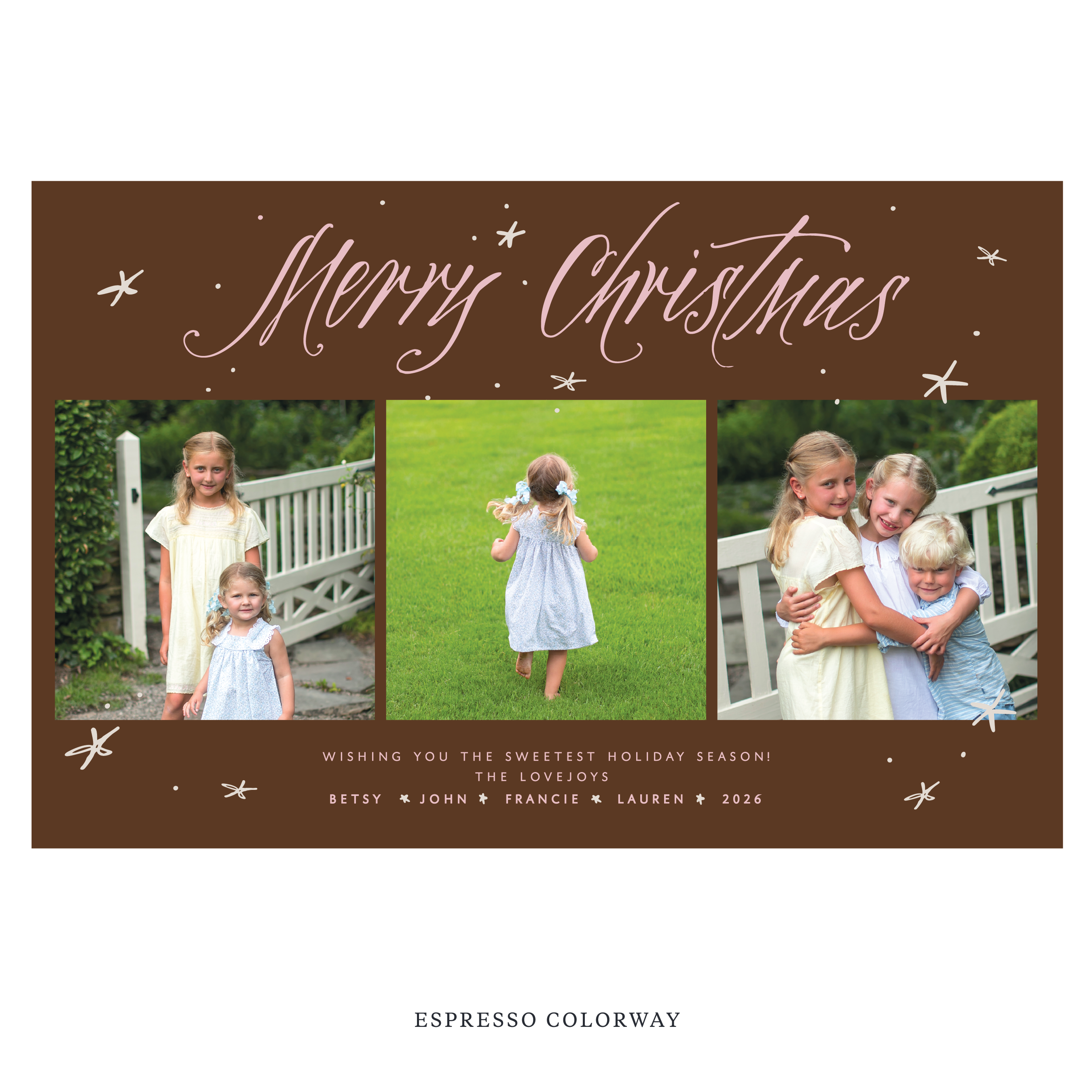Berkeley Digital Photo Holiday Card, Extra Large