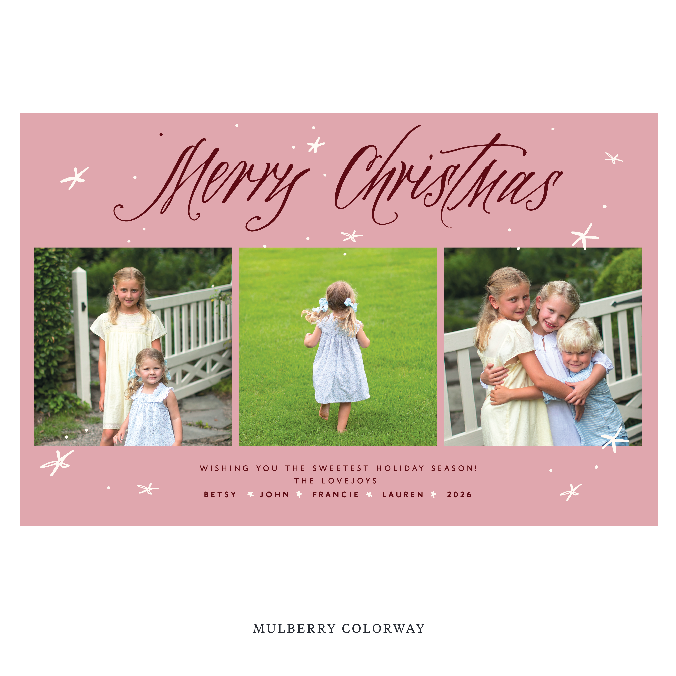 Berkeley Digital Photo Holiday Card, Extra Large