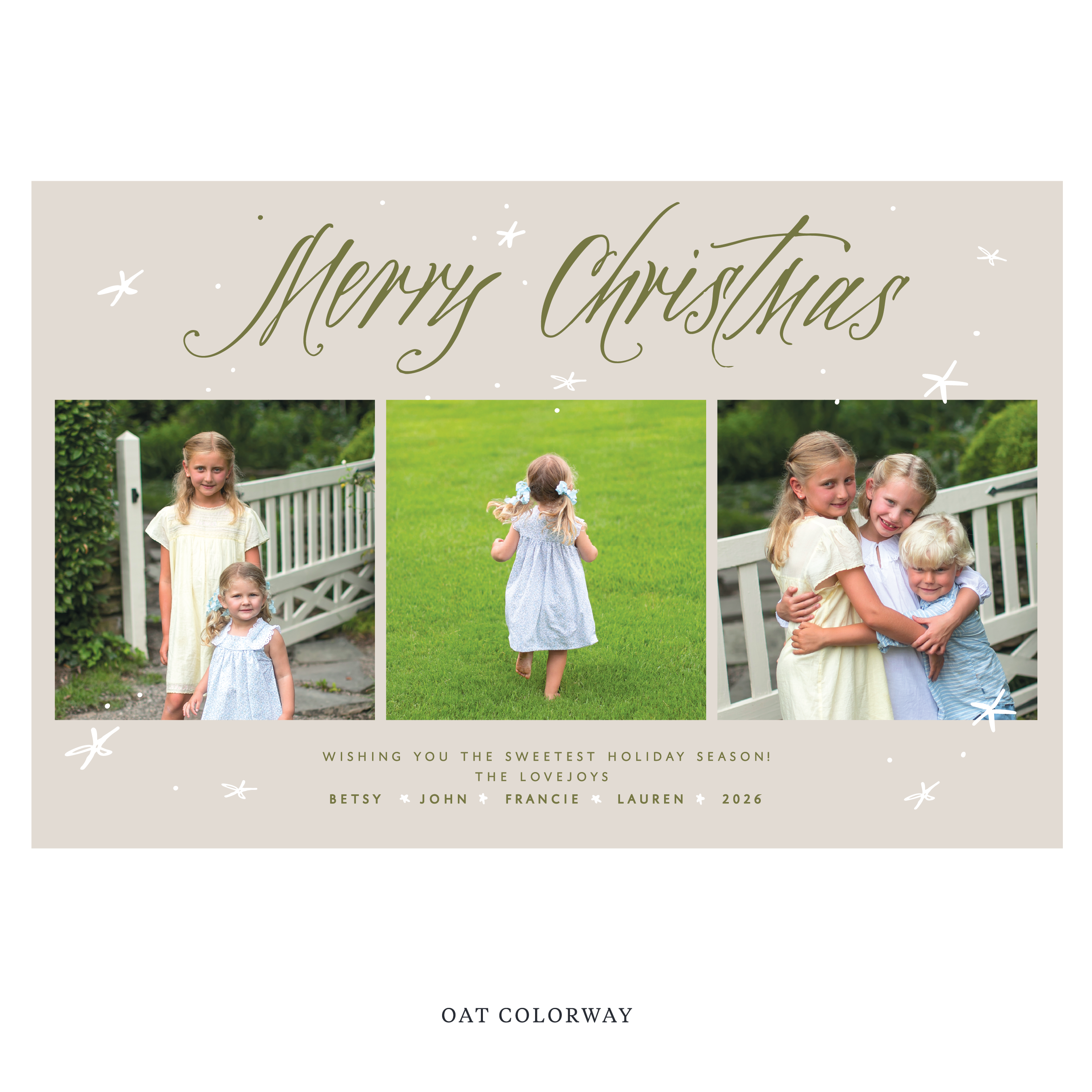 Berkeley Digital Photo Holiday Card, Extra Large