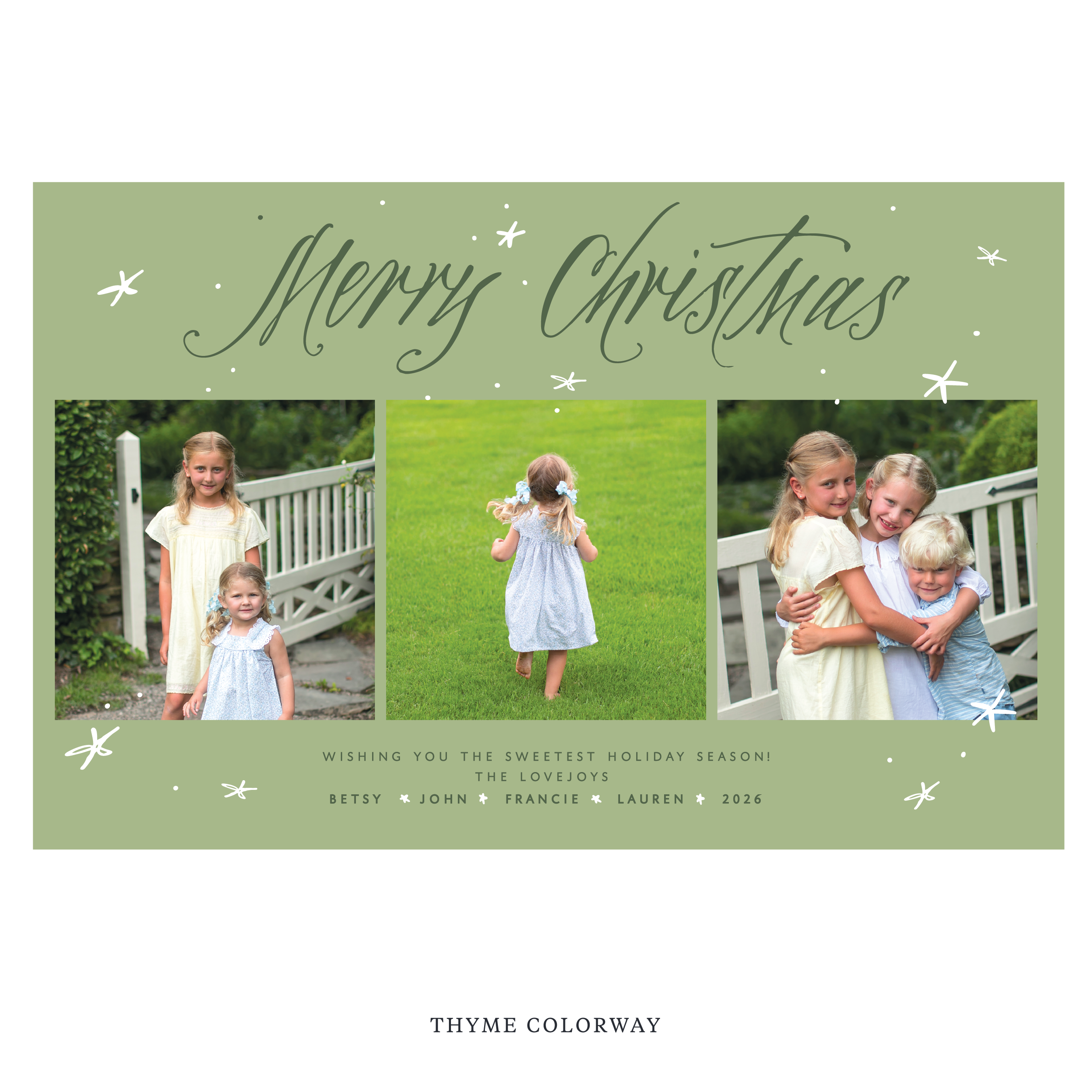 Berkeley Digital Photo Holiday Card, Extra Large