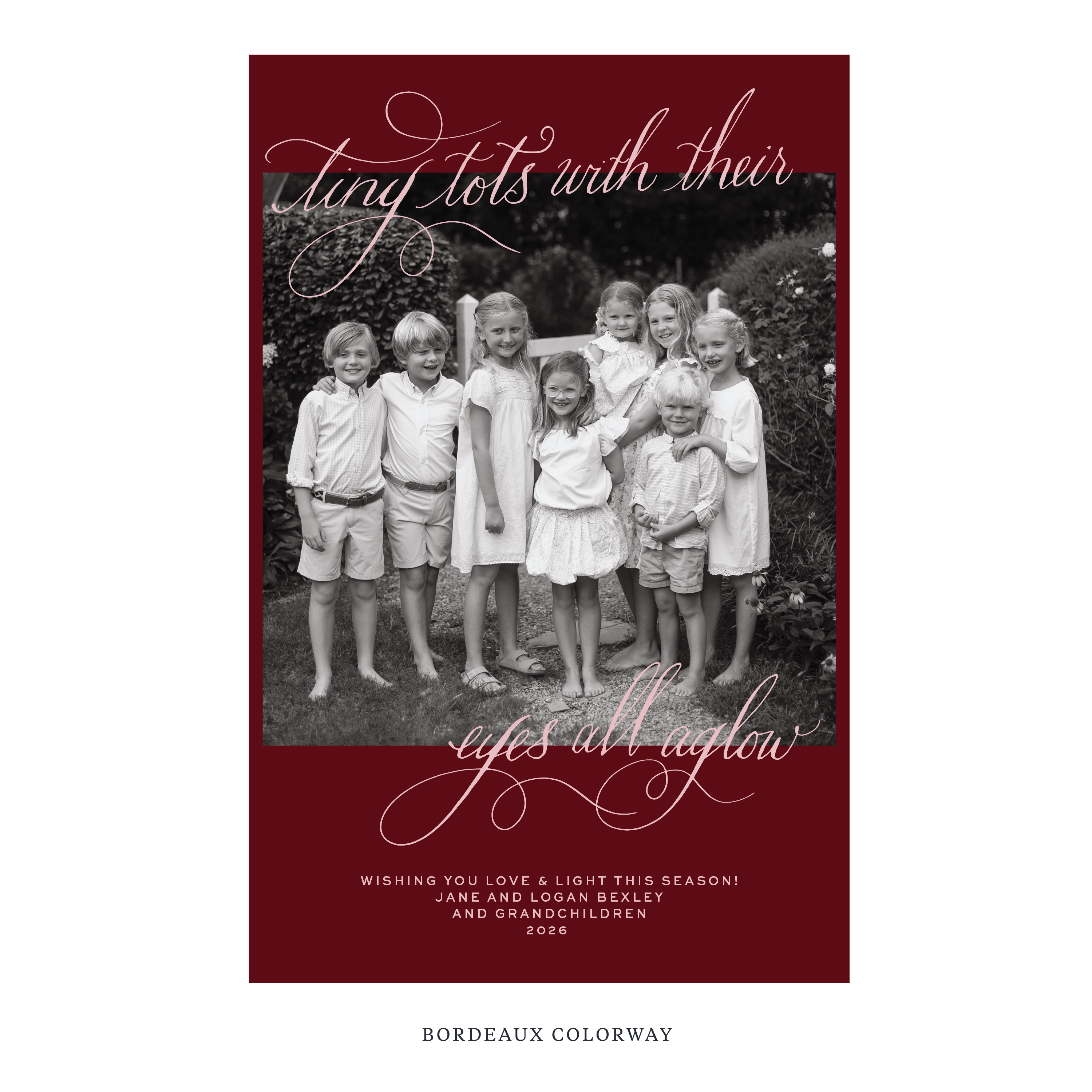 Bexley Digital Photo Holiday Card, Extra Large