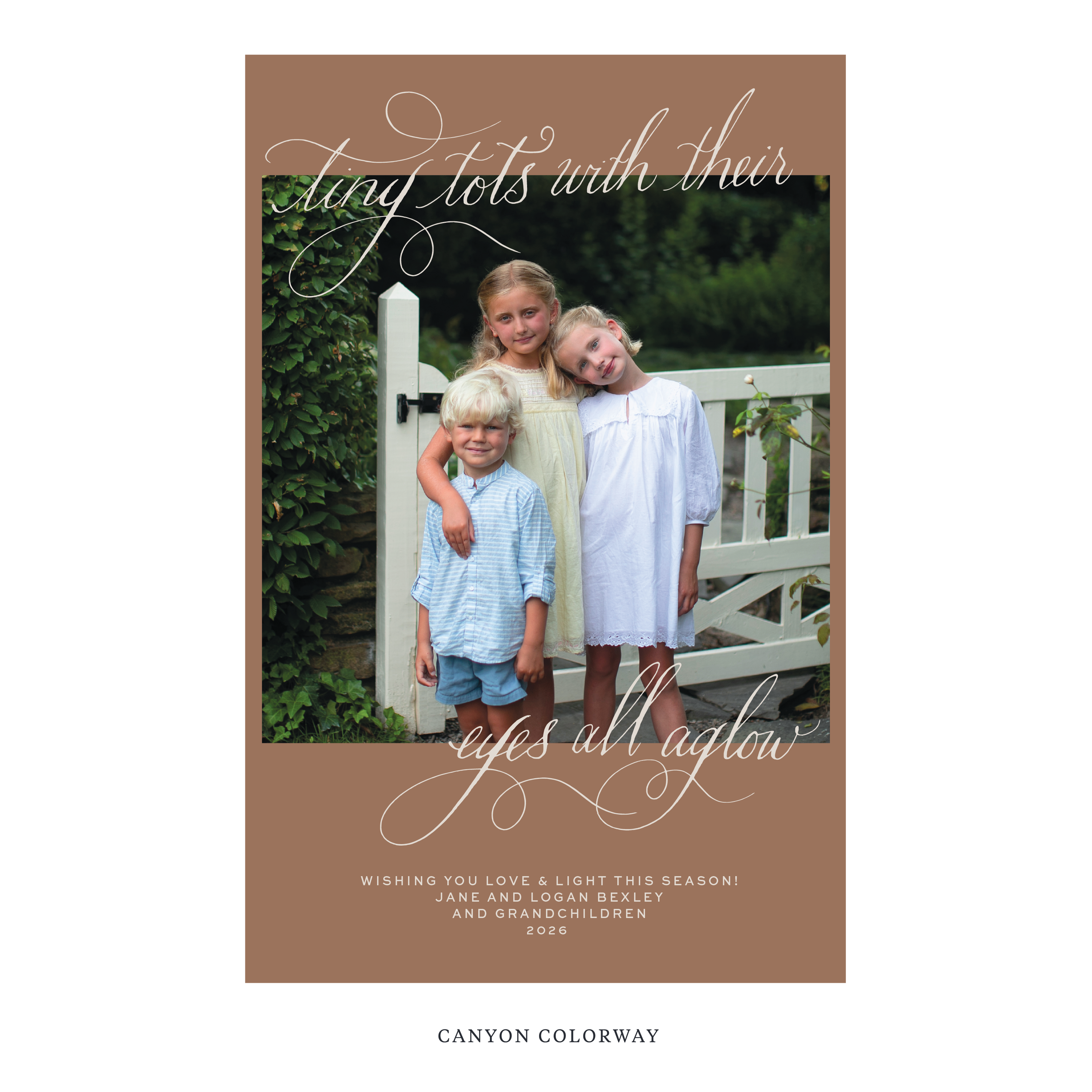 Bexley Digital Photo Holiday Card, Extra Large