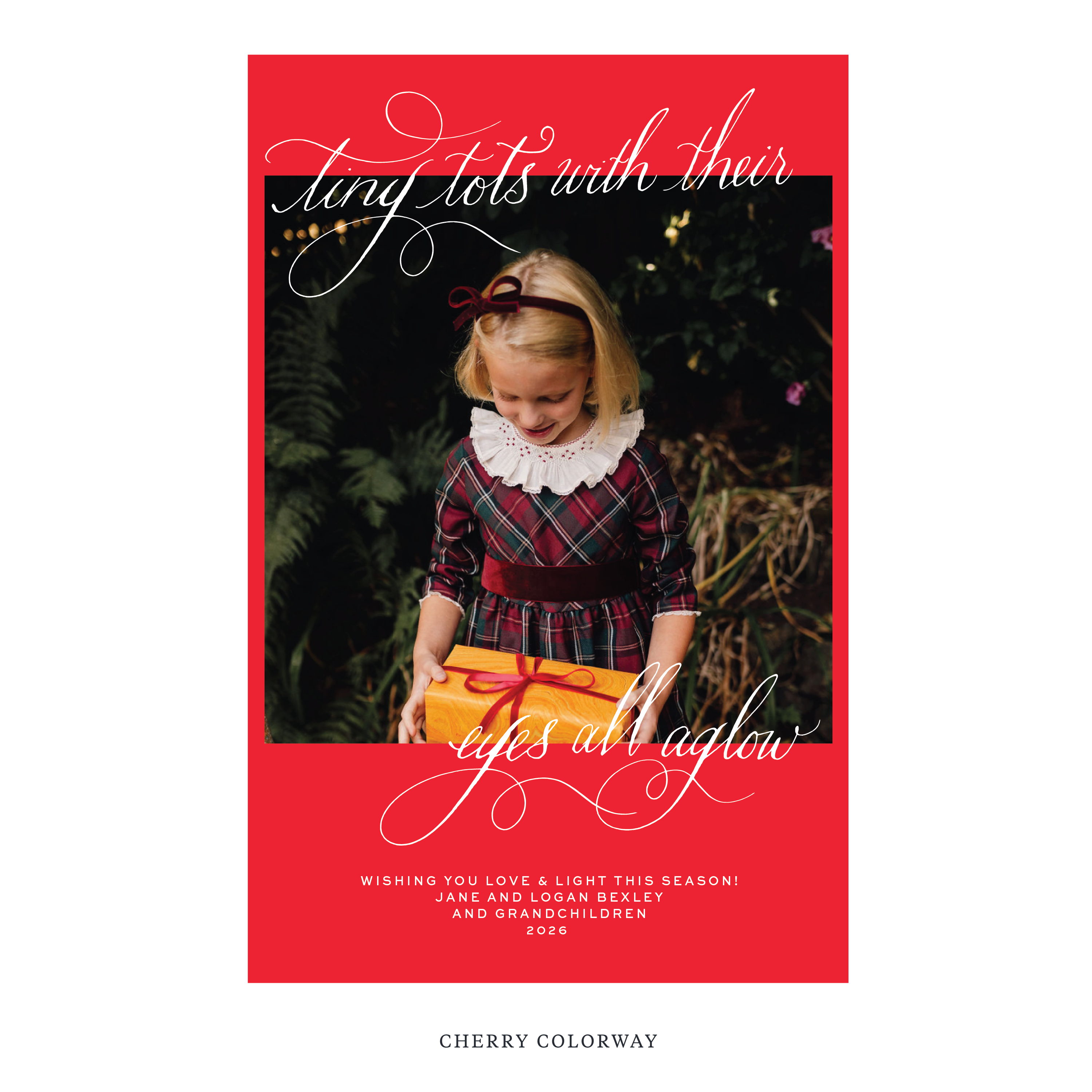 Bexley Digital Photo Holiday Card, Extra Large