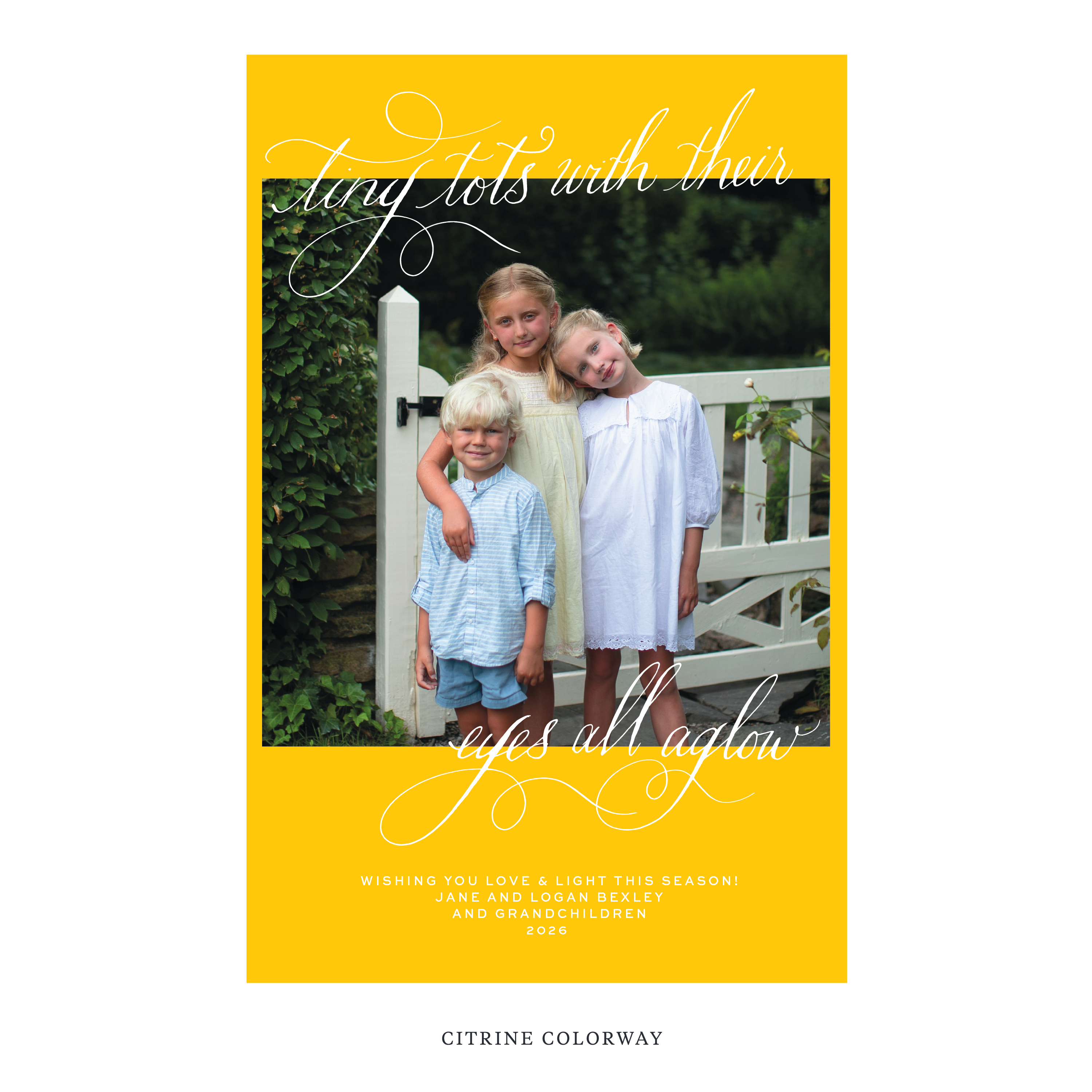 Bexley Digital Photo Holiday Card, Extra Large