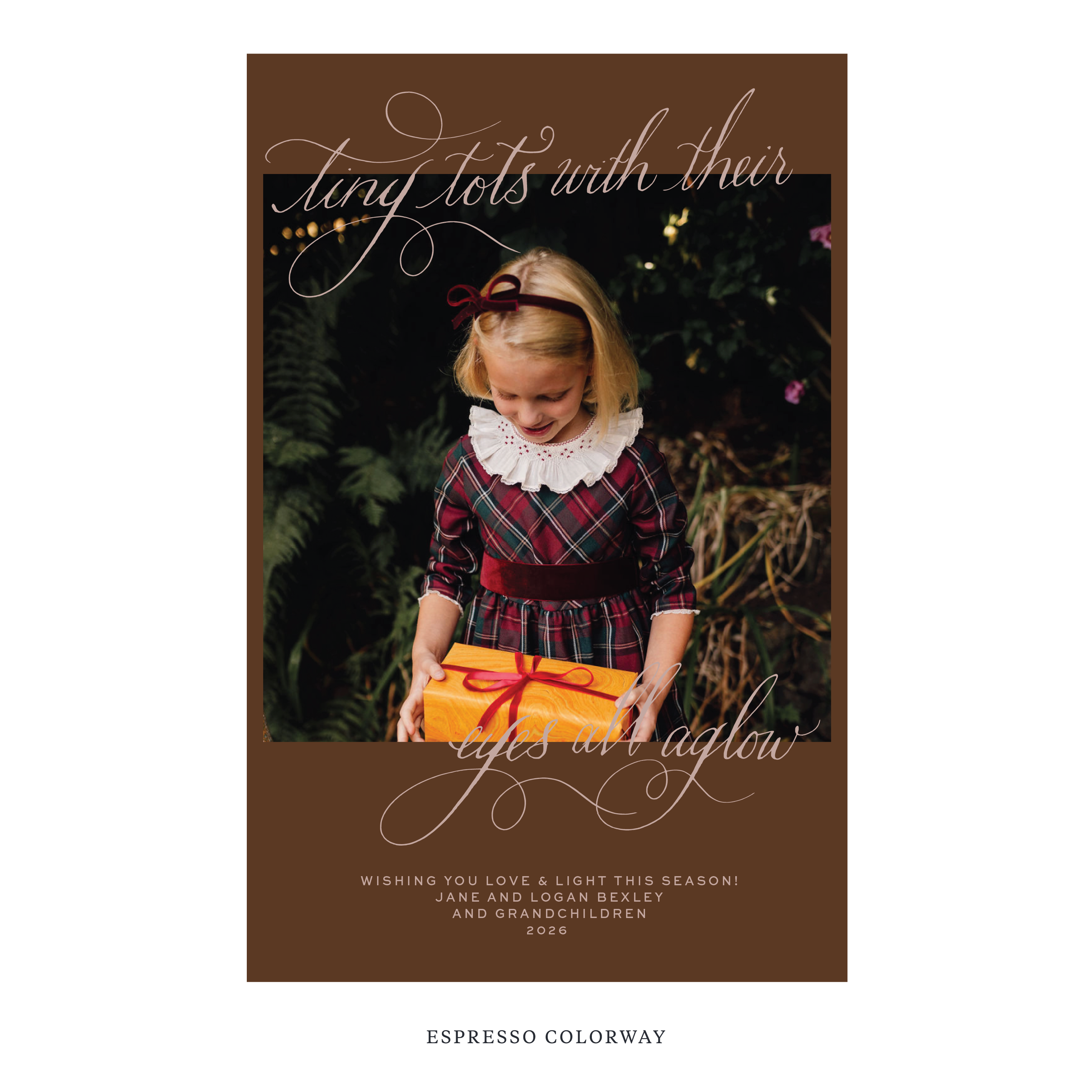 Bexley Digital Photo Holiday Card, Extra Large