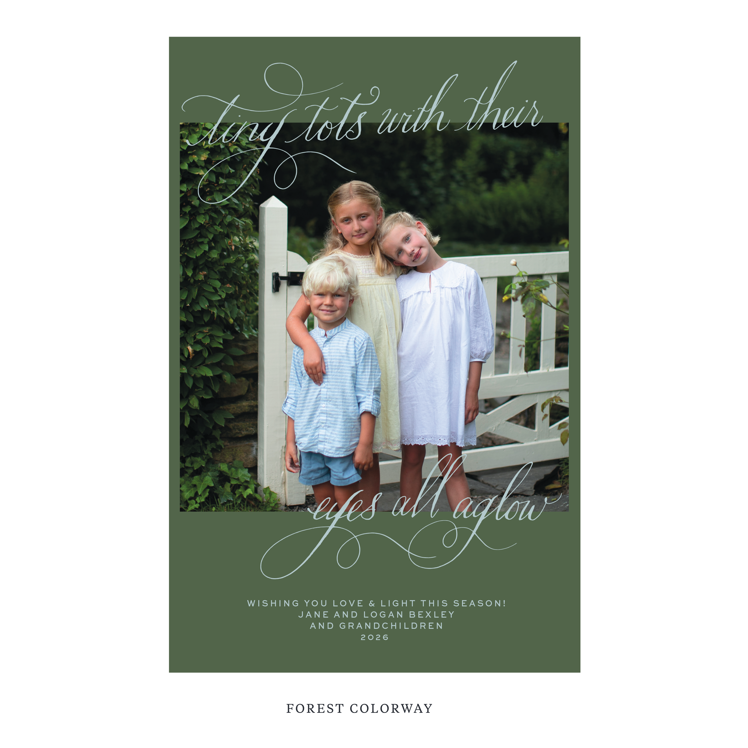 Bexley Digital Photo Holiday Card, Extra Large
