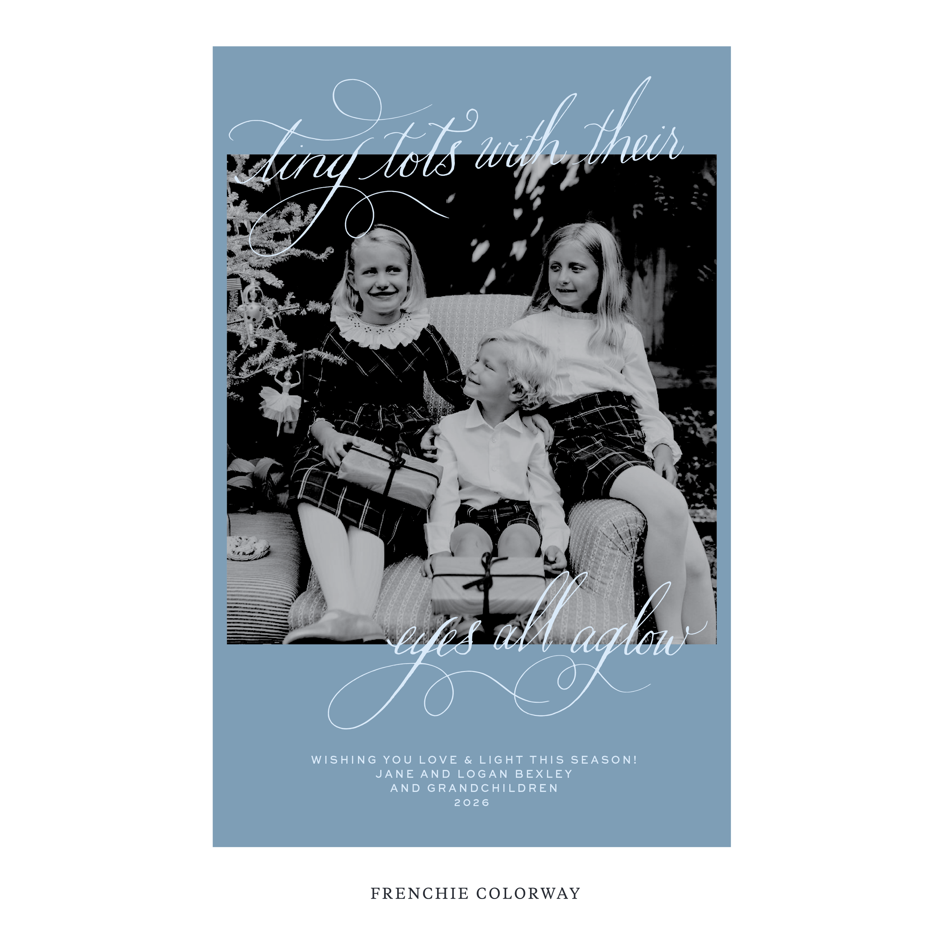 Bexley Digital Photo Holiday Card, Extra Large