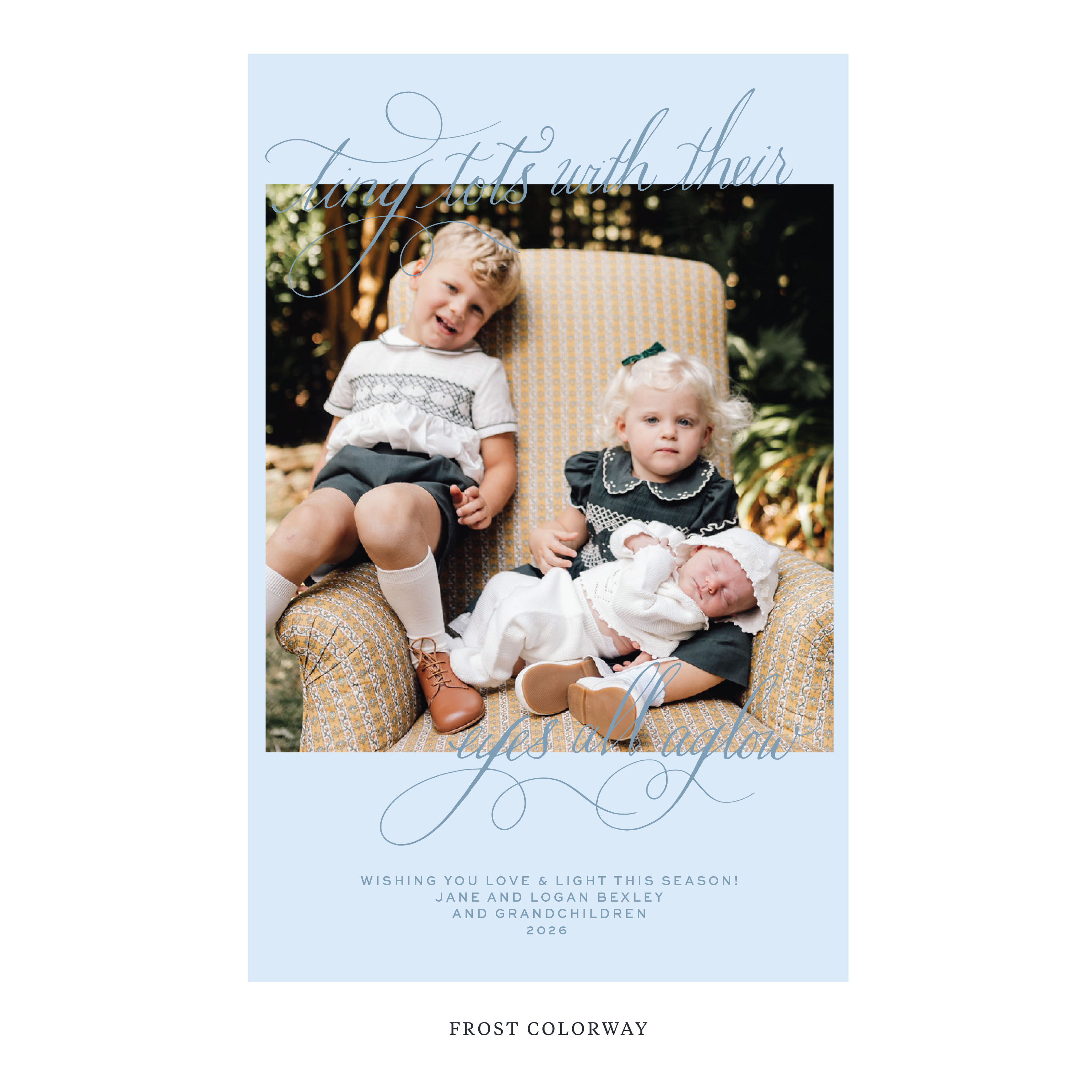 Bexley Digital Photo Holiday Card, Extra Large