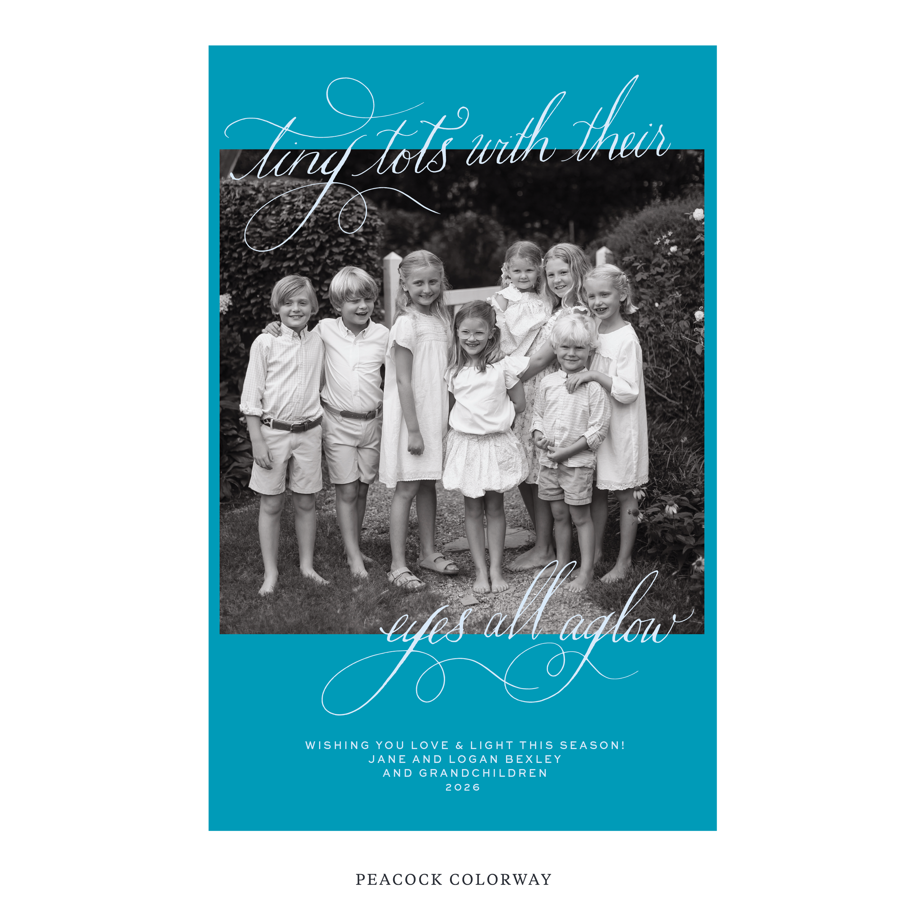 Bexley Digital Photo Holiday Card, Extra Large