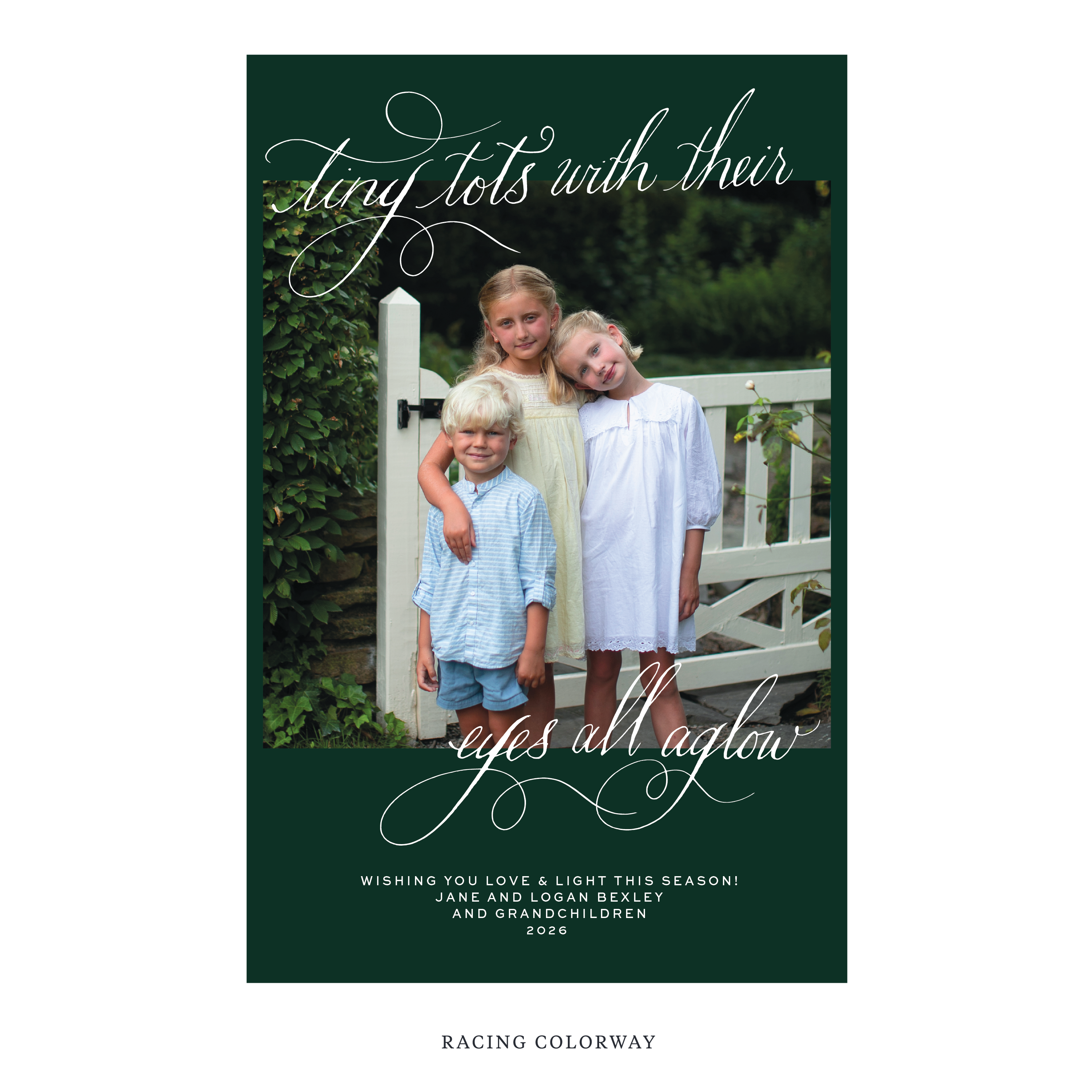 Bexley Digital Photo Holiday Card, Extra Large
